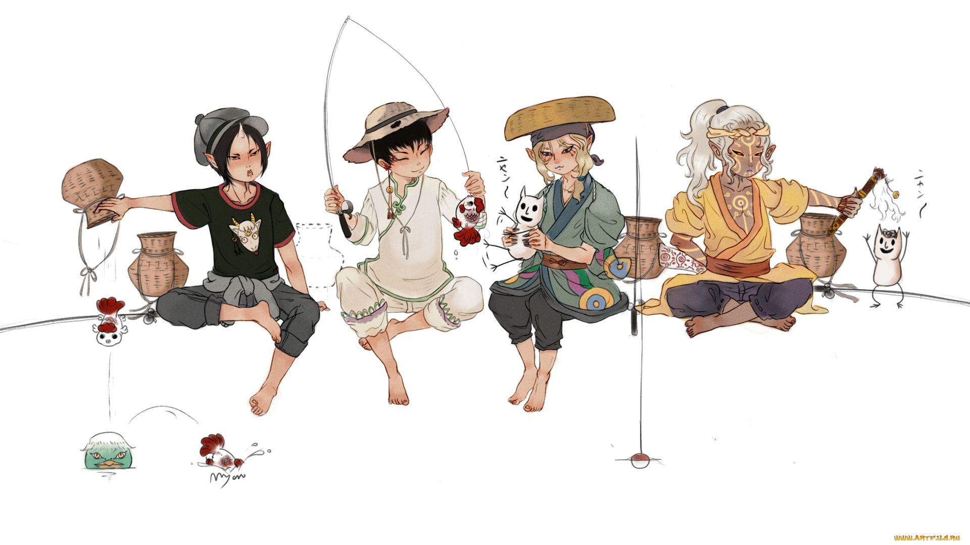 аниме, unknown, , другое, мононоке, разное, хладнокровный, хозуки