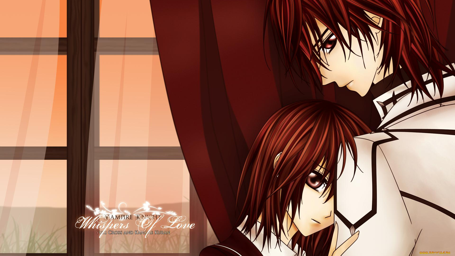 аниме, vampire, knight, пара