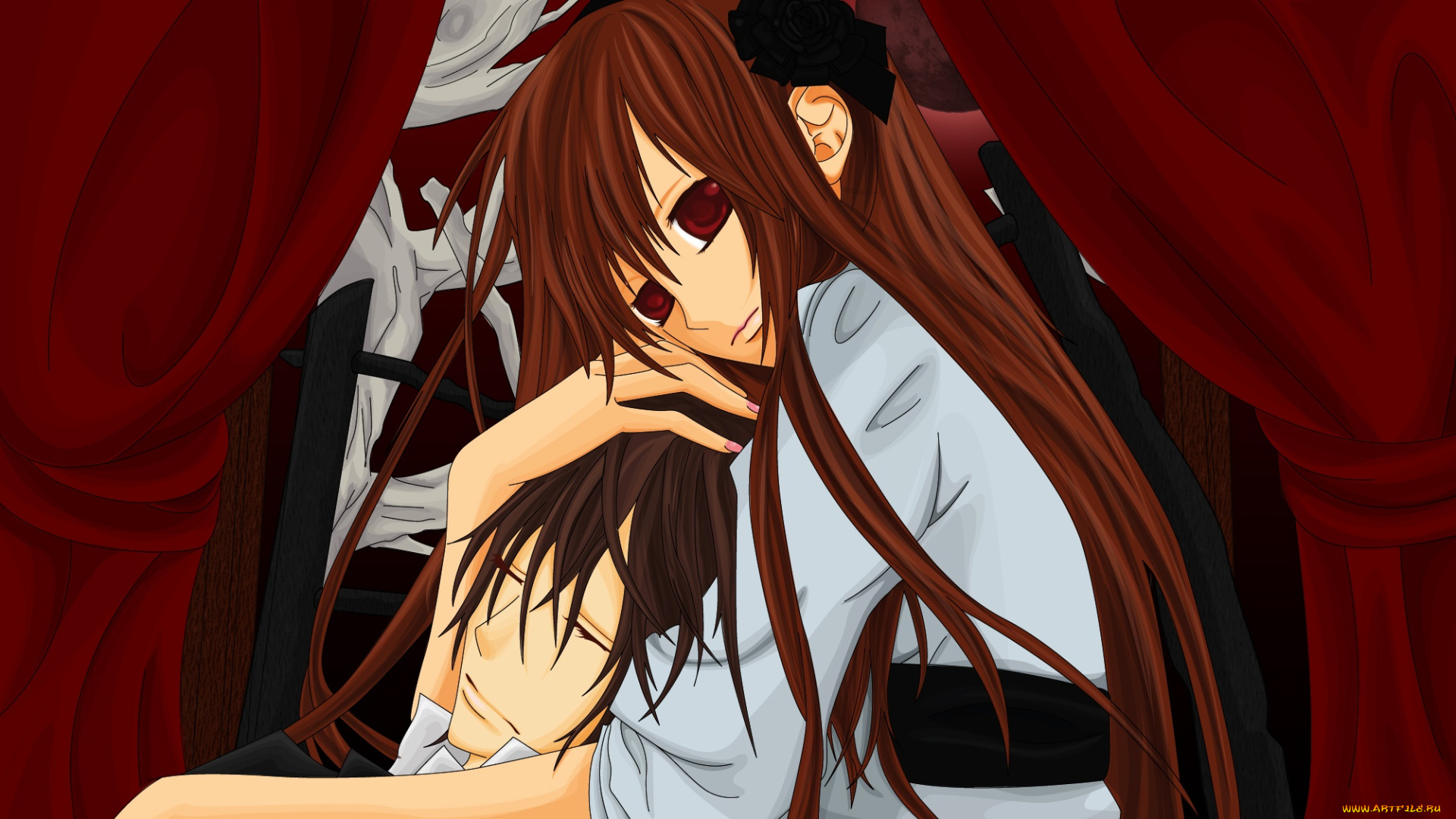 аниме, vampire, knight, персонажи