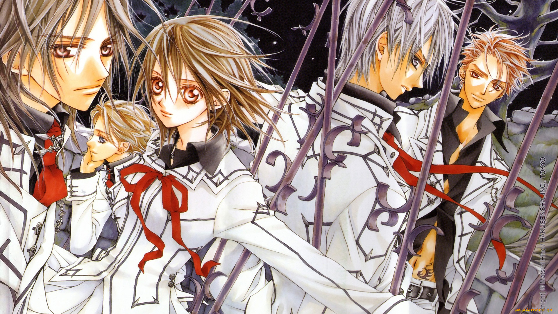 аниме, vampire, knight, персонажи