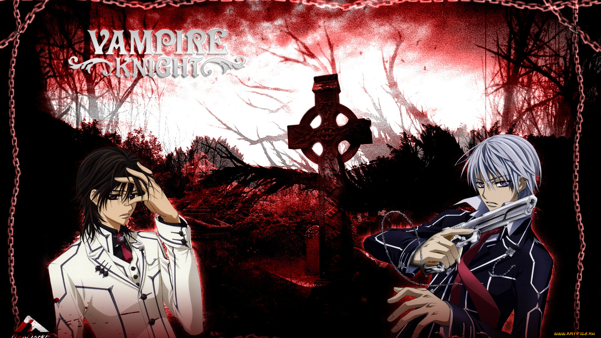 аниме, vampire, knight, vampire, knight
