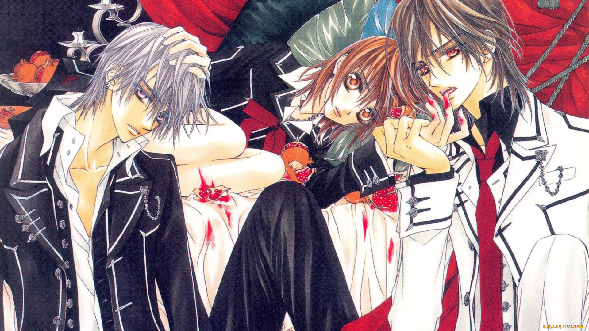 аниме, vampire, knight, vampire, knight