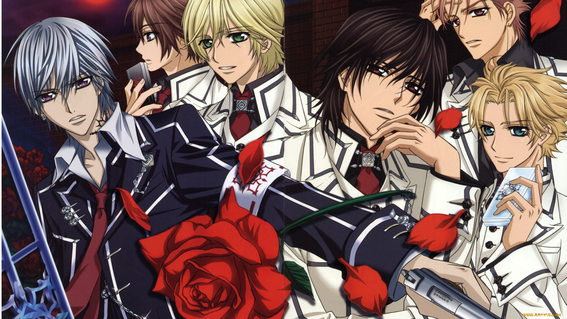 аниме, vampire, knight, vampire, knight