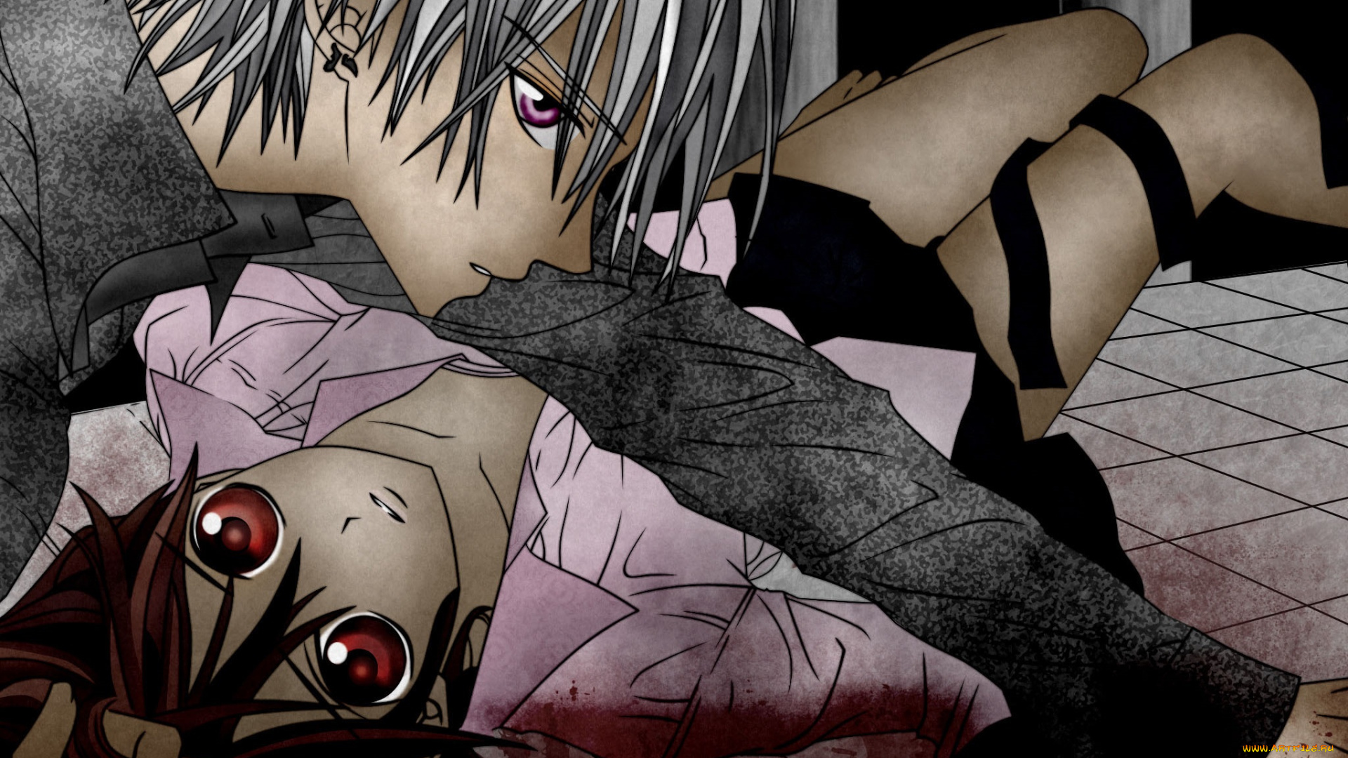 аниме, vampire, knight, vampire, knight