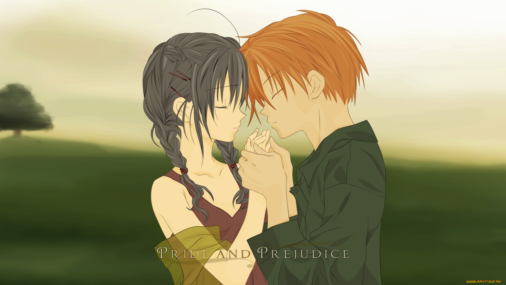 full, metal, panic, аниме, unknown, , другое, парень, фон, взгляд, девушка