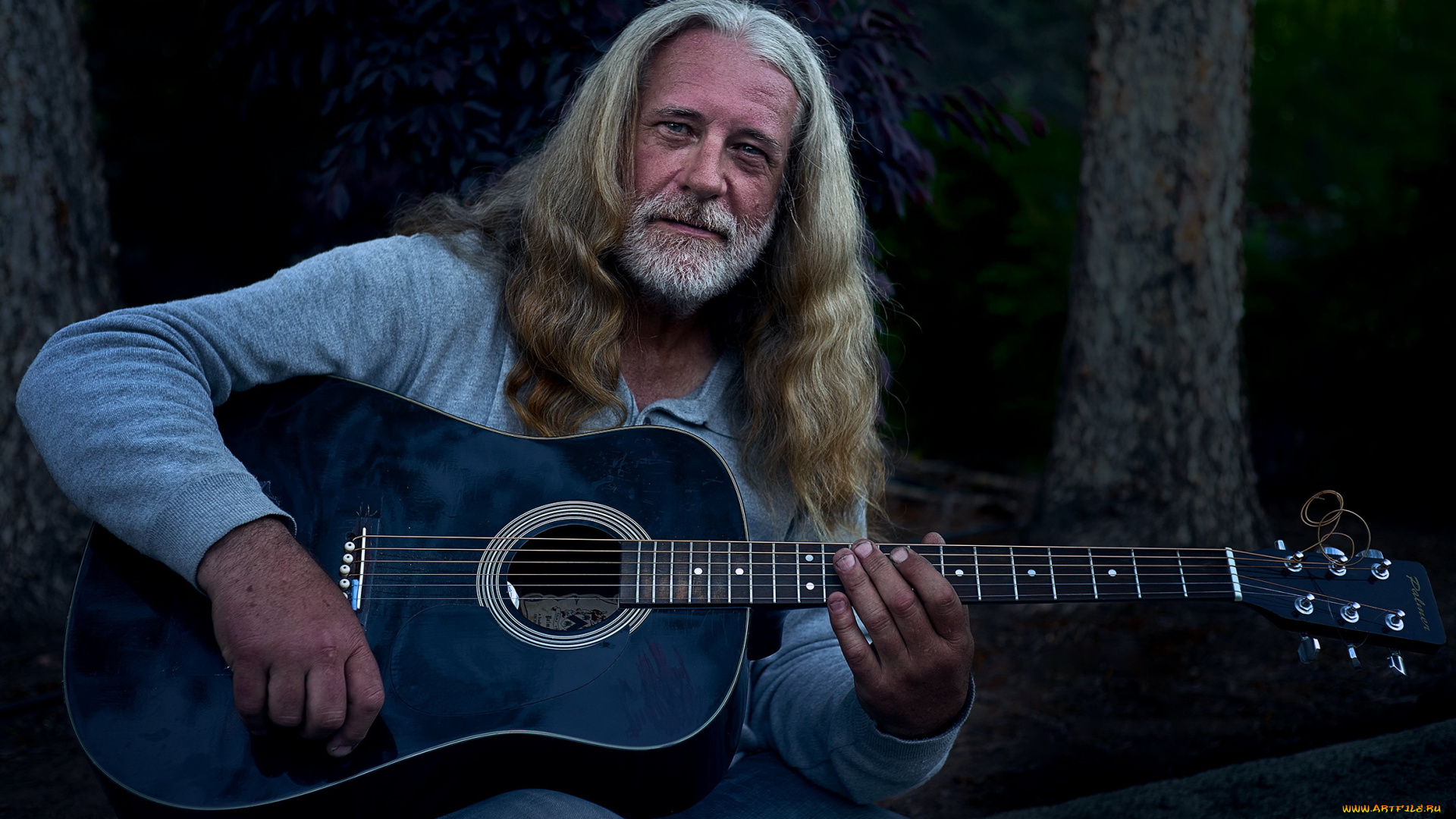 музыка, -, другое, человек, гитара