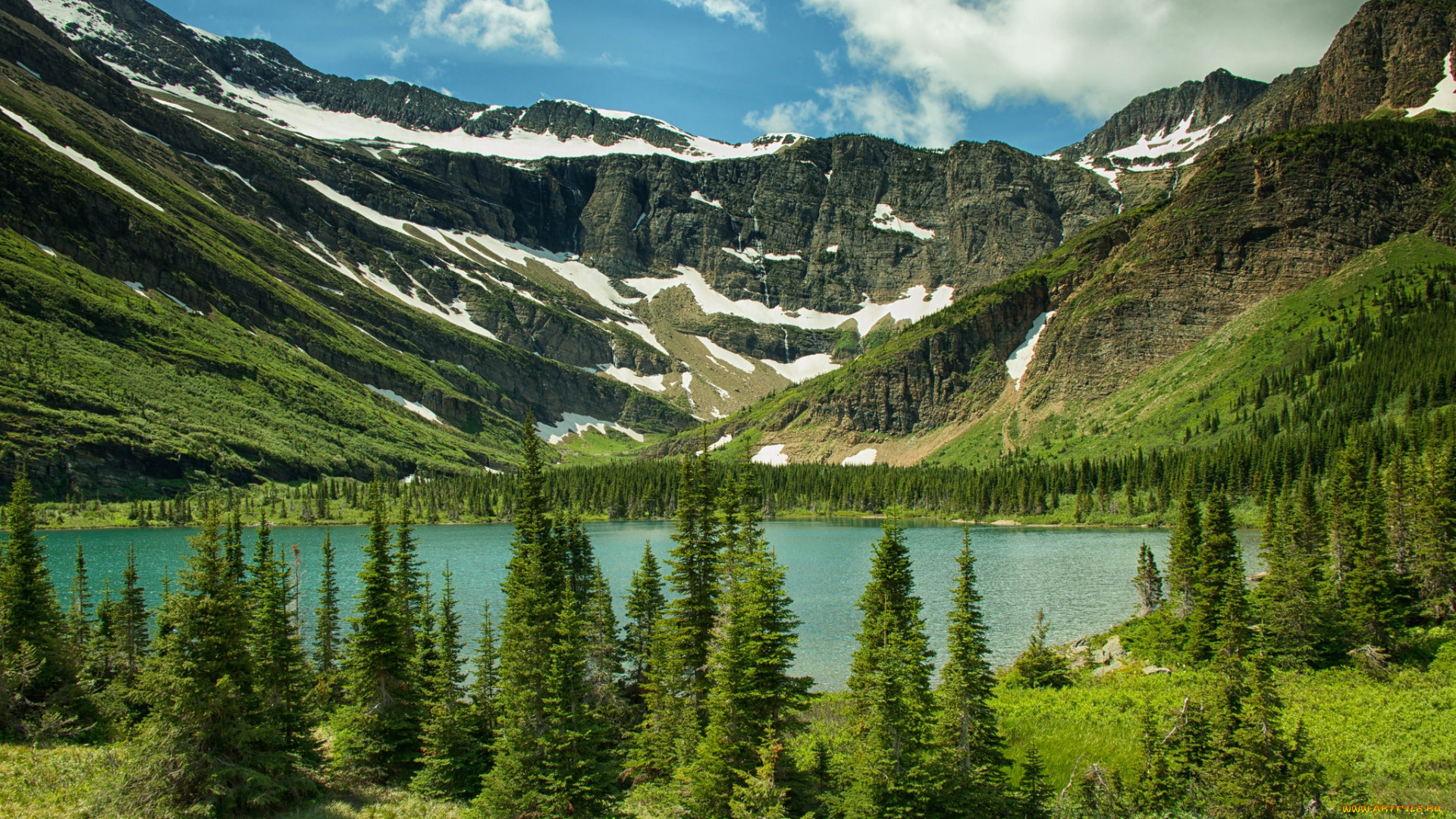 природа, реки, озера, река, лес, горы