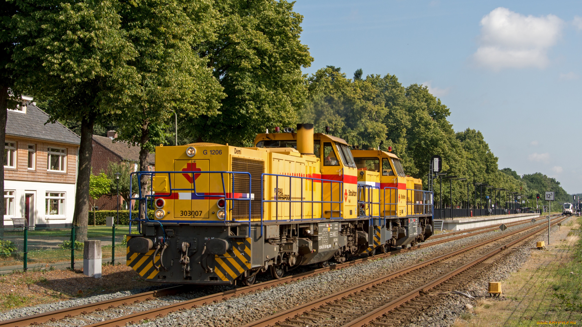 техника, локомотивы, рельсы, локомотив