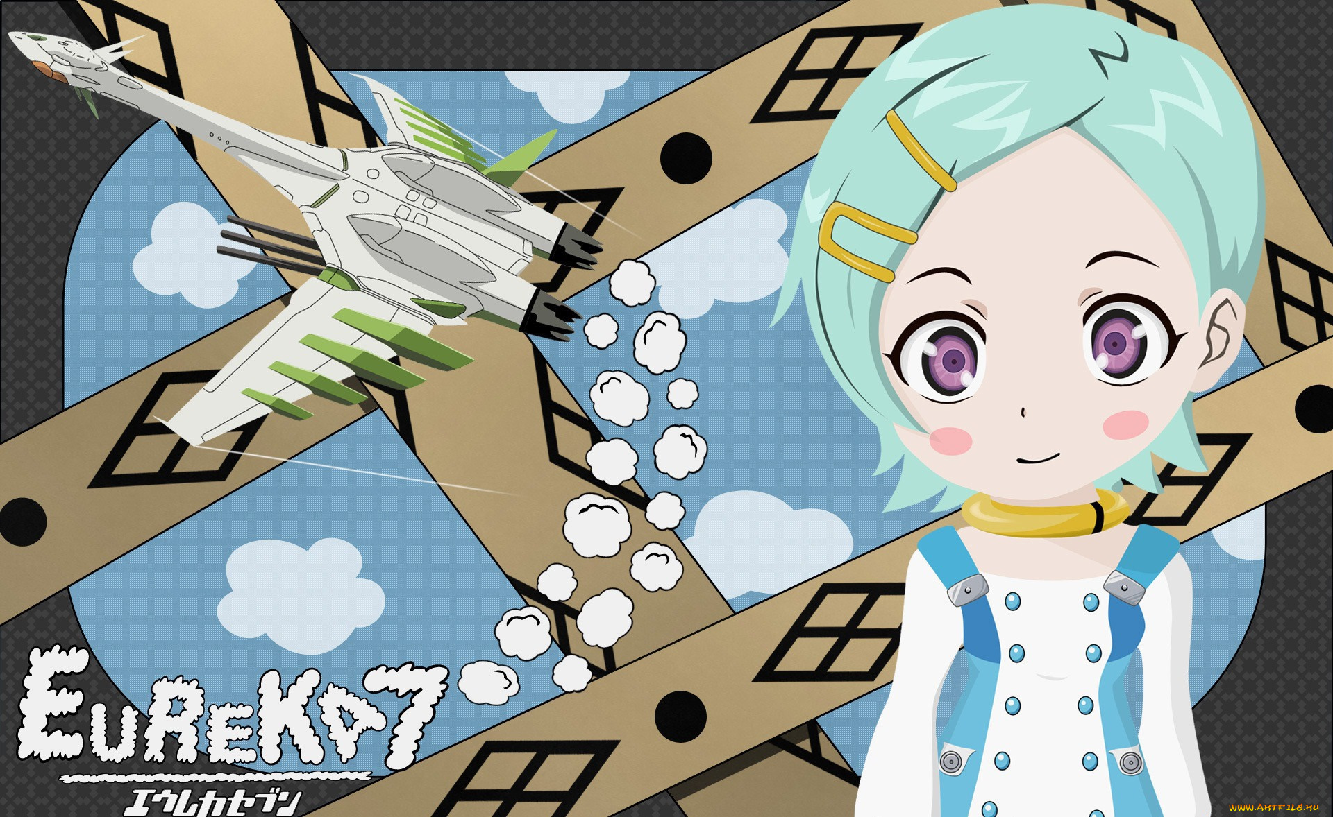 аниме, eureka, seven, персонаж