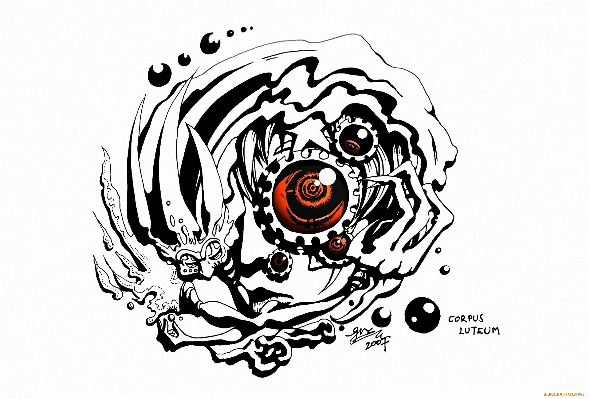 аниме, , gray-man, монстр