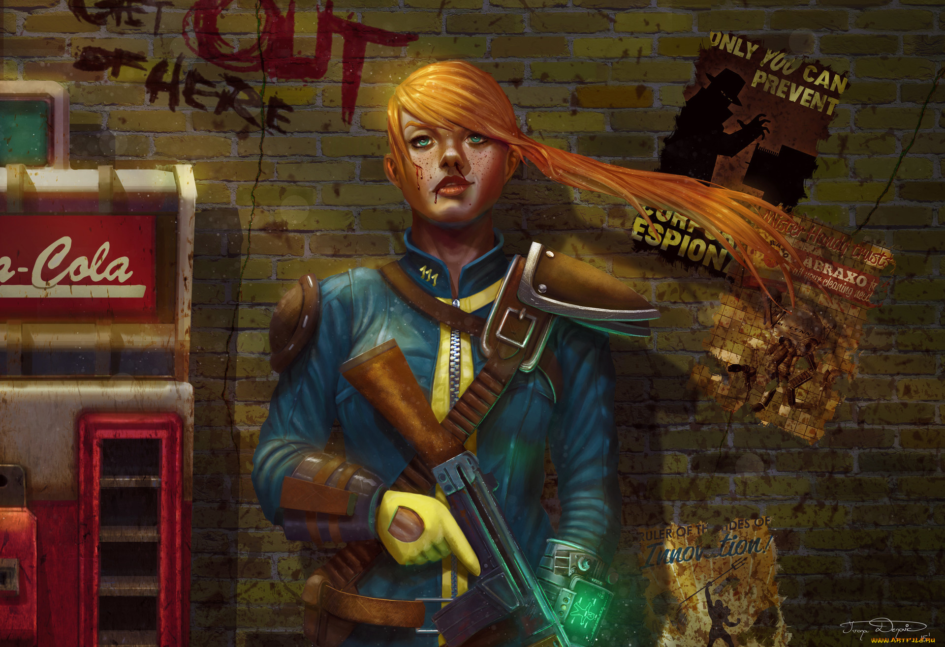 видео, игры, fallout, 4, персонаж