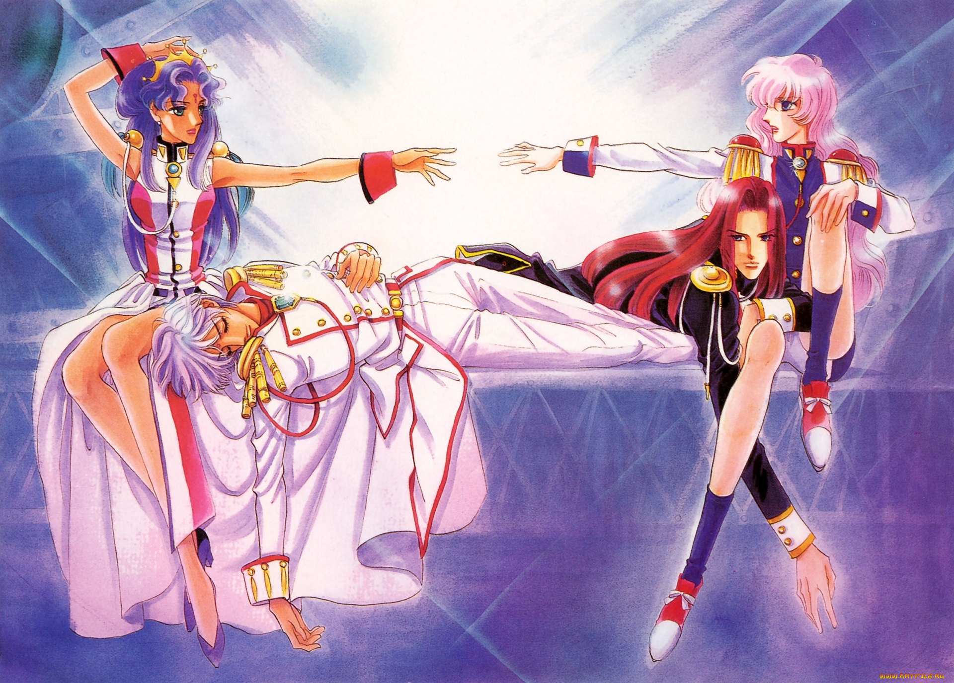 аниме, revolutionary, girl, utena, девушки, парни