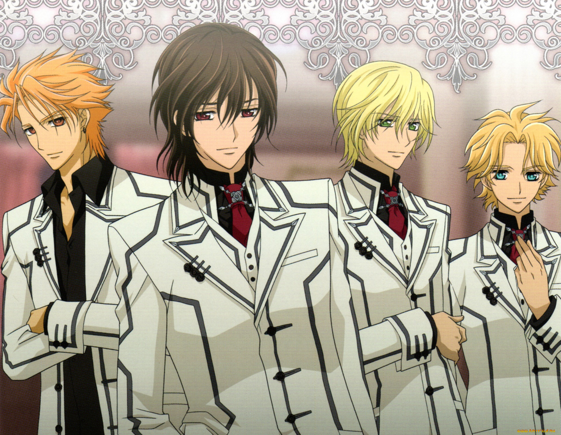 аниме, vampire, knight, парни