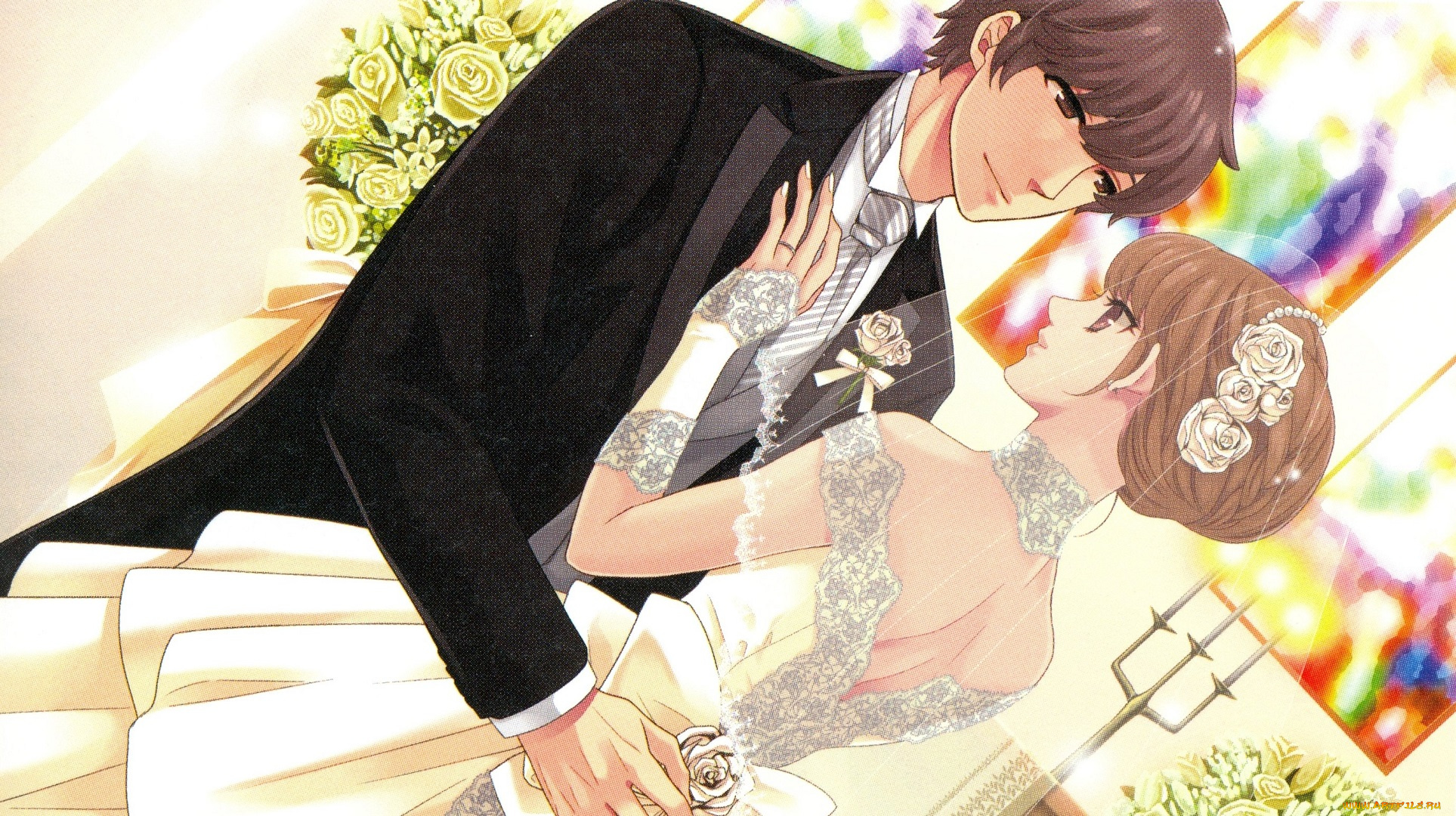 аниме, brothers, conflict, пара