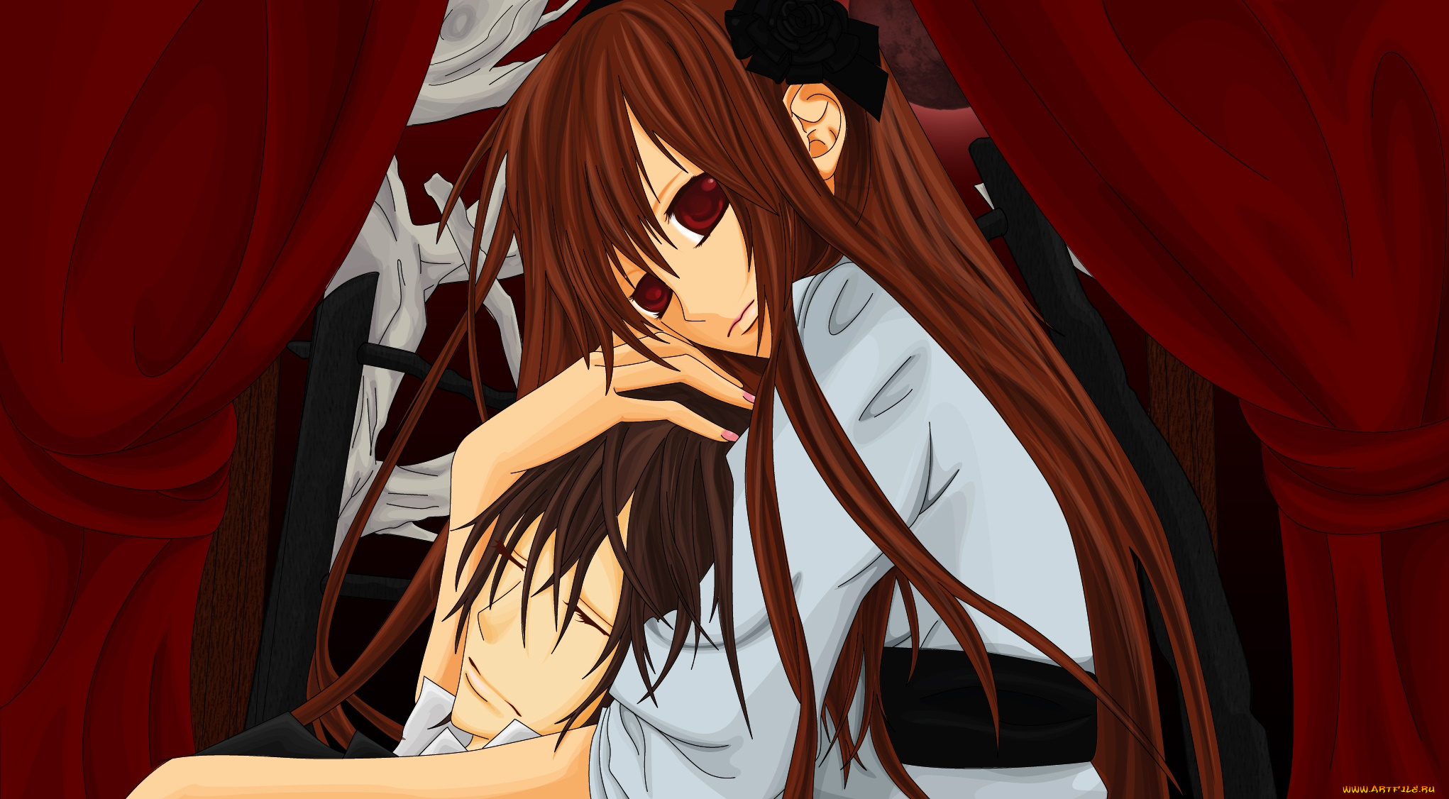 аниме, vampire, knight, персонажи
