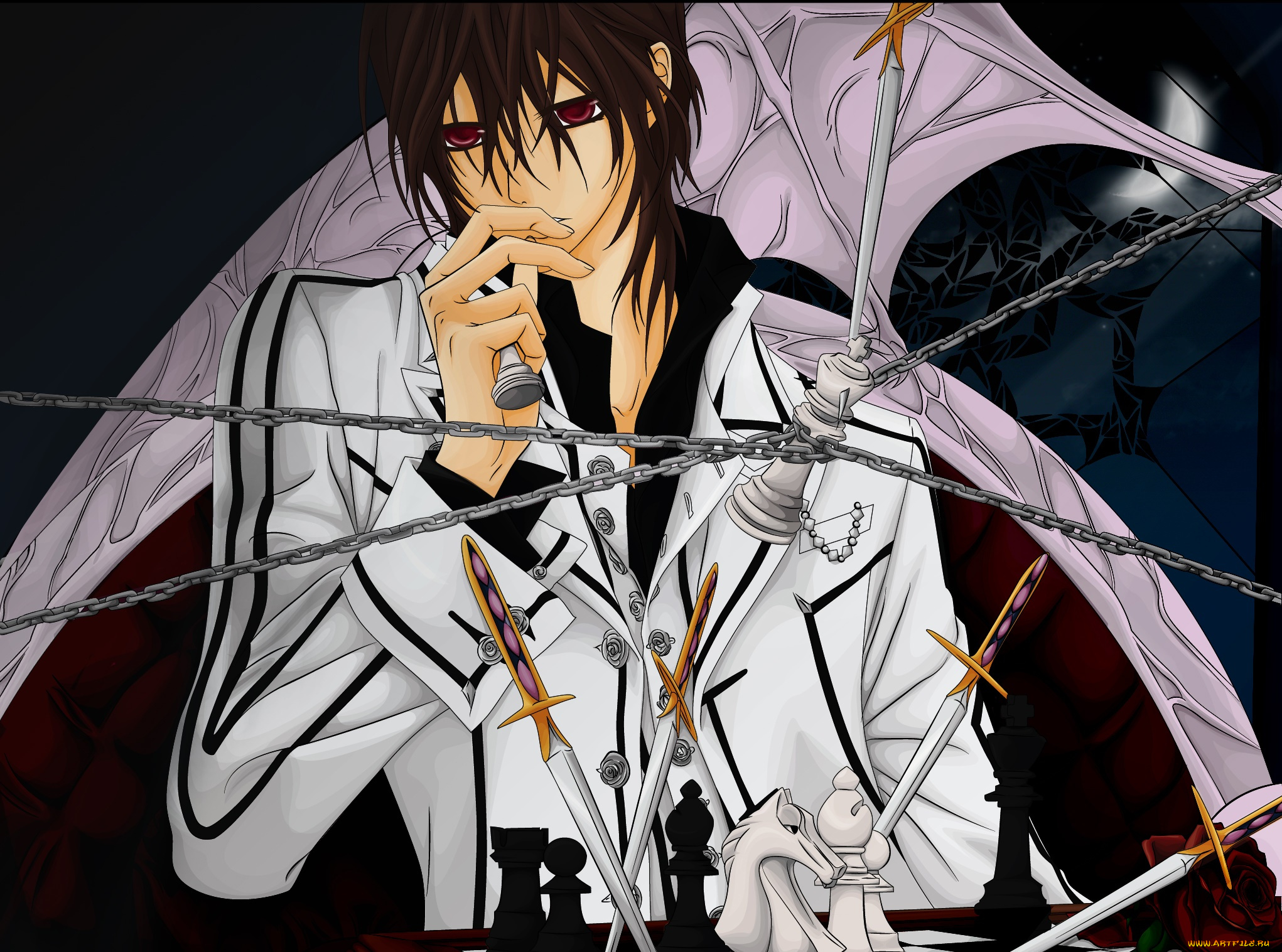 аниме, vampire, knight, персонаж