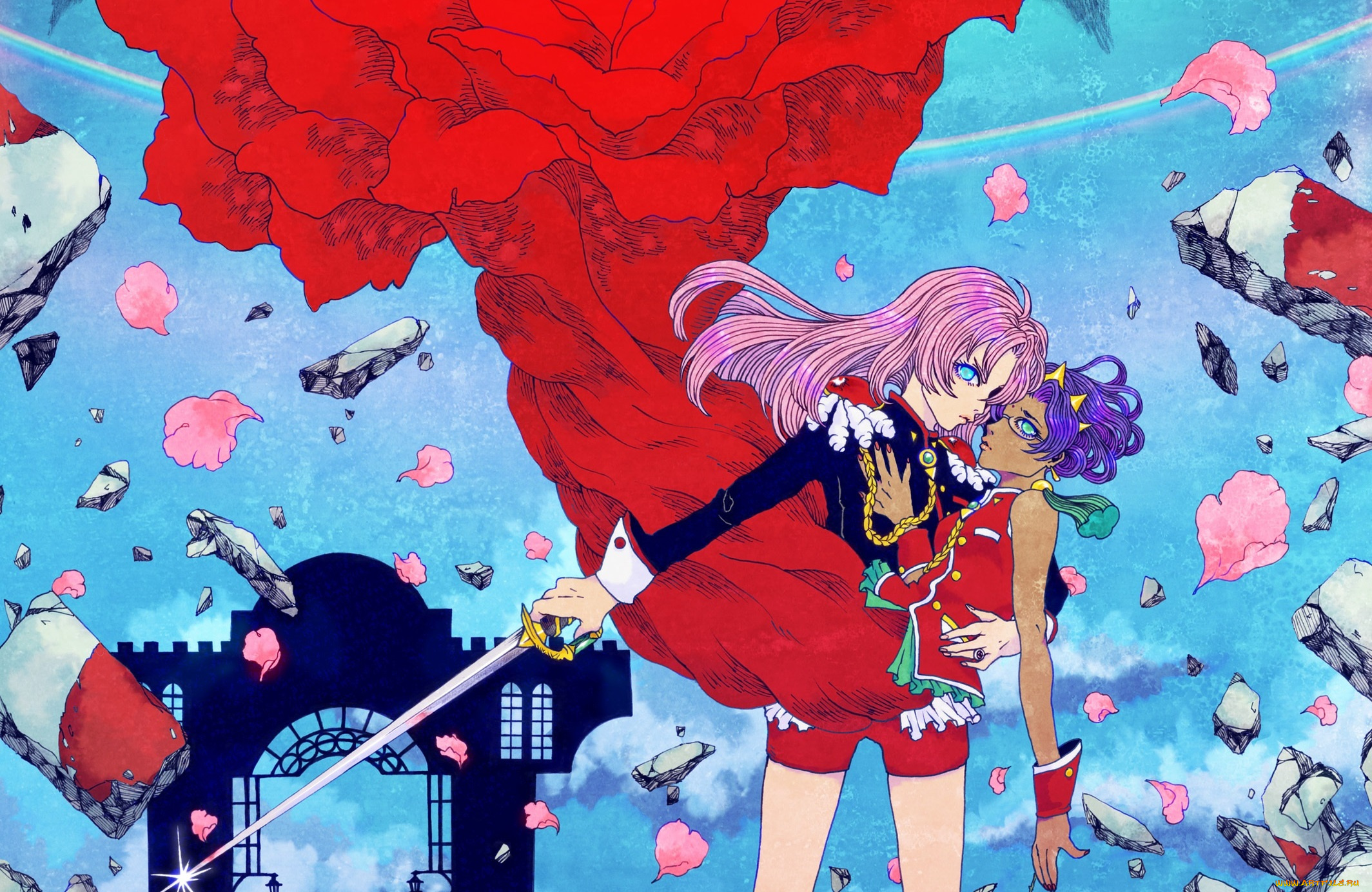 аниме, revolutionary, girl, utena, revolutionary, girl, utena