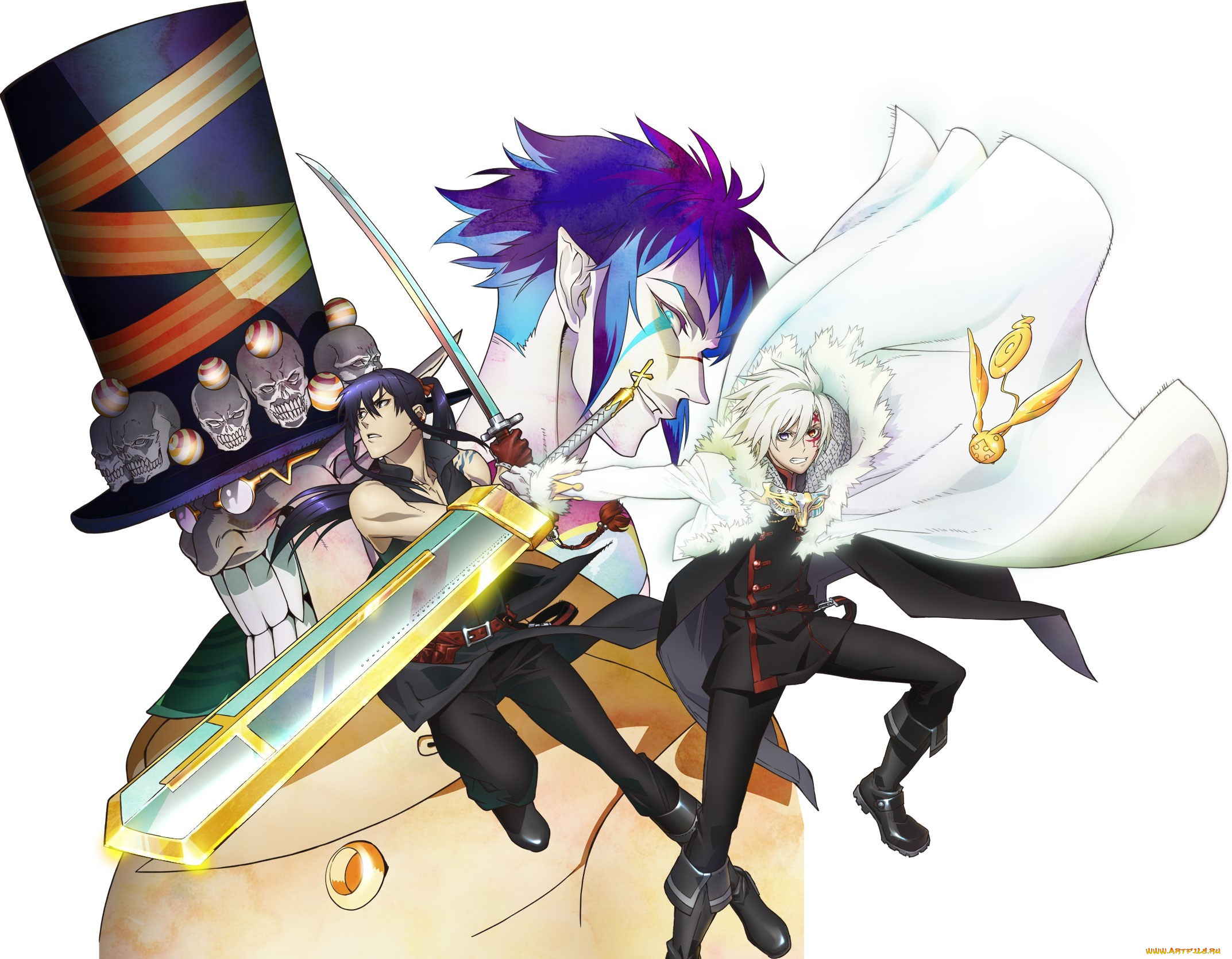 аниме, , gray-man, парни