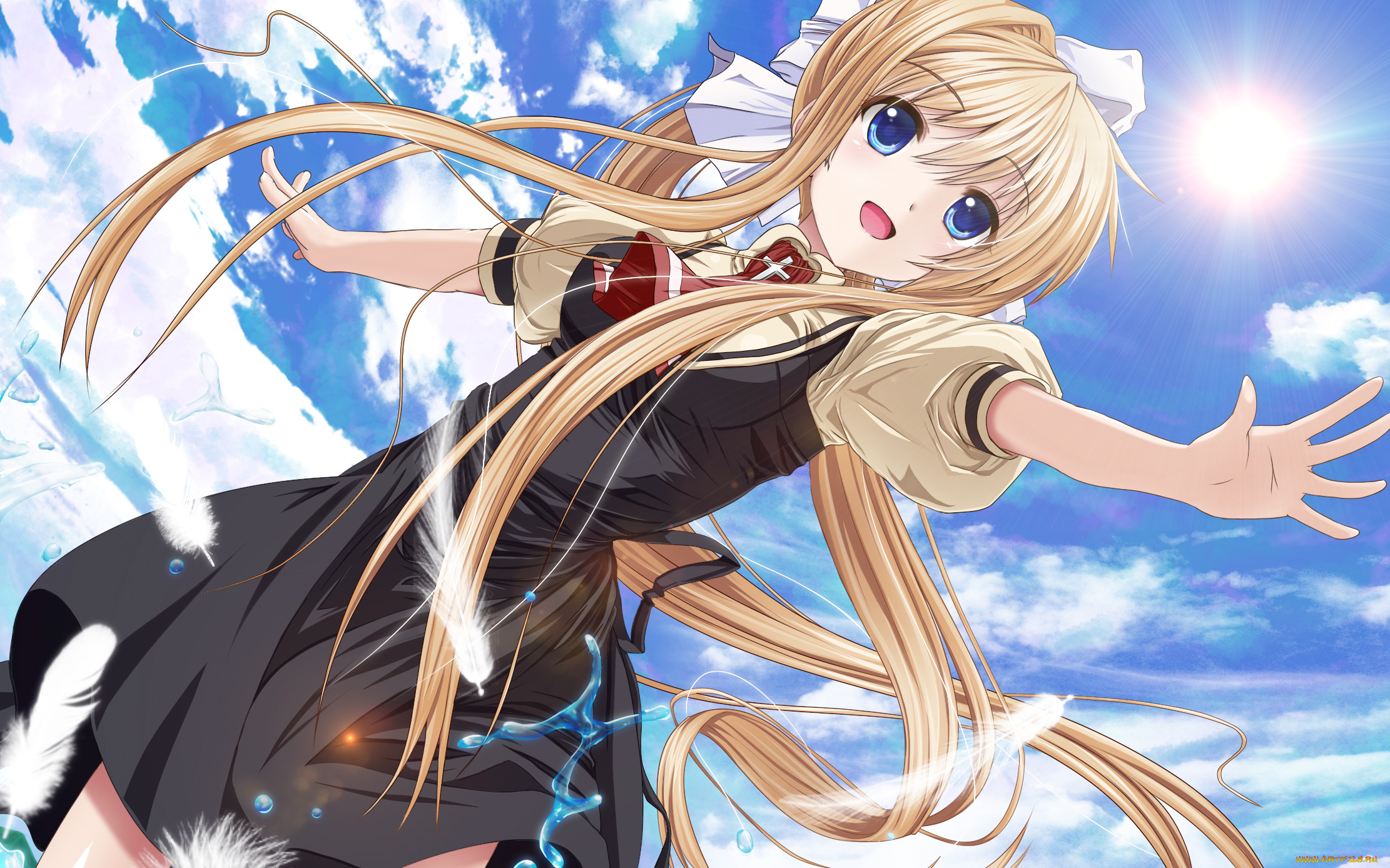 аниме, air, девочка