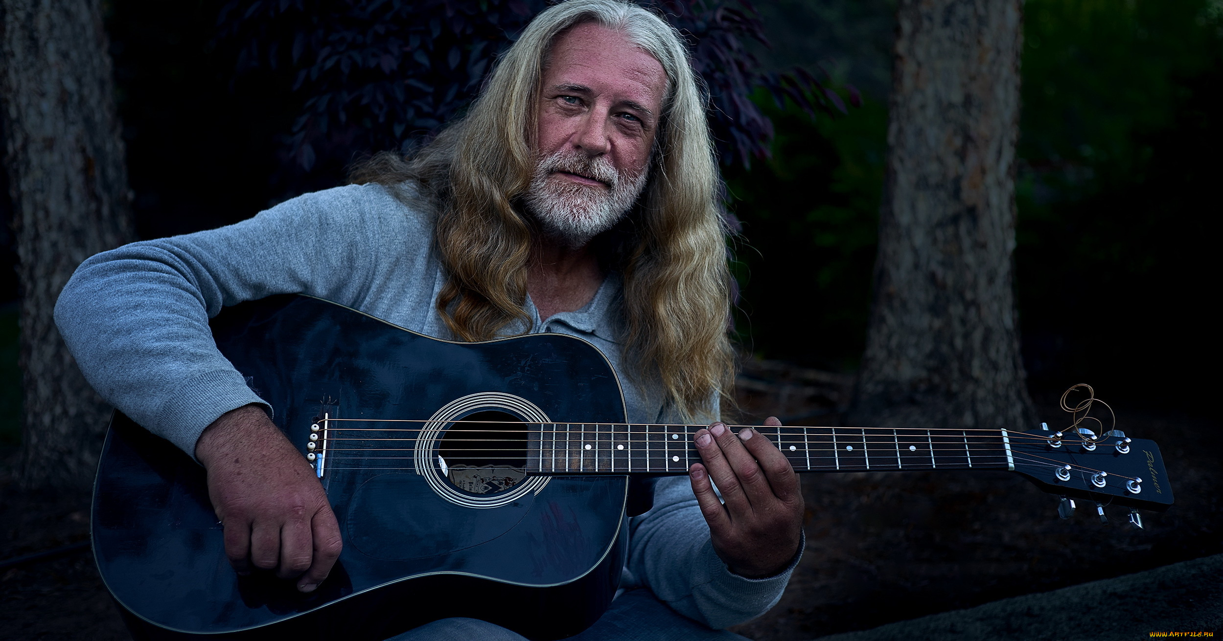 музыка, -, другое, человек, гитара