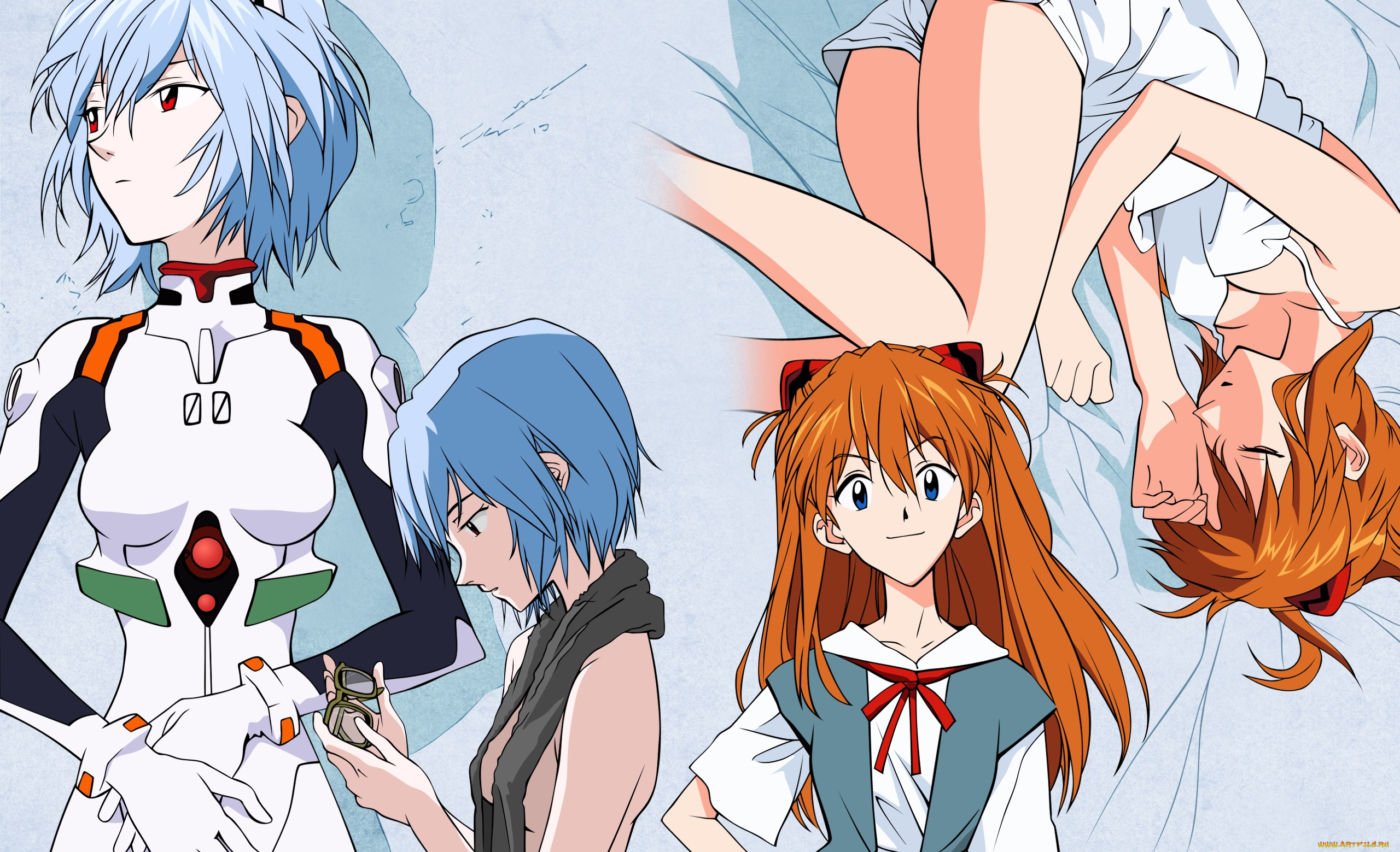 аниме, evangelion, персонажи