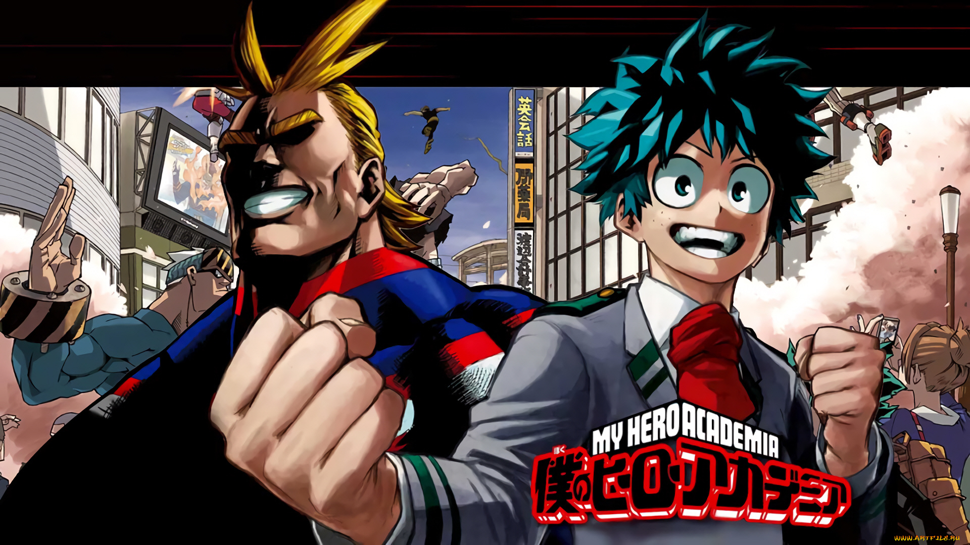 аниме, boku, no, hero, academia, моя, геройская, академия