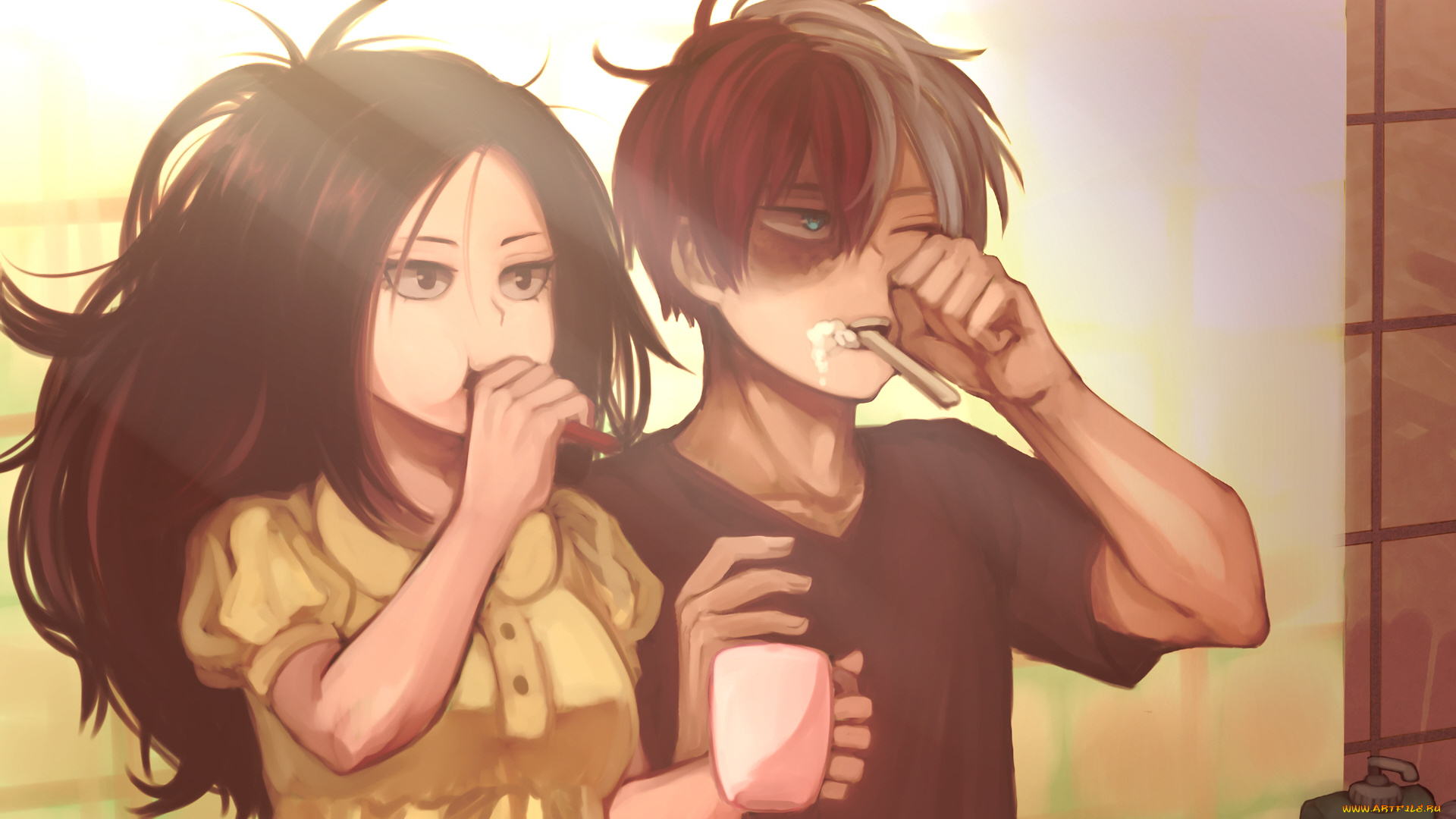 аниме, boku, no, hero, academia, моя, геройская, академия