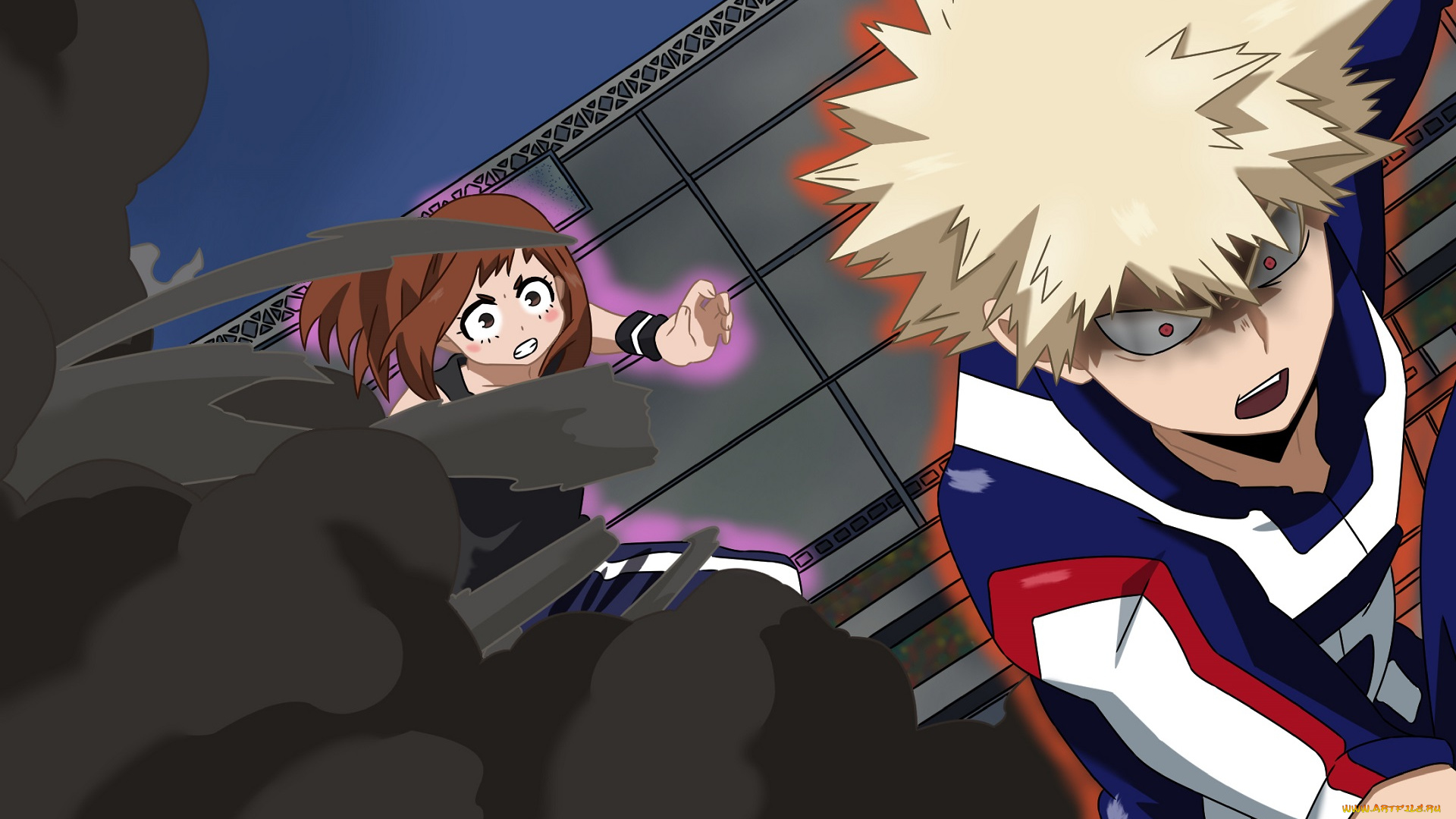 аниме, boku, no, hero, academia, моя, геройская, академия