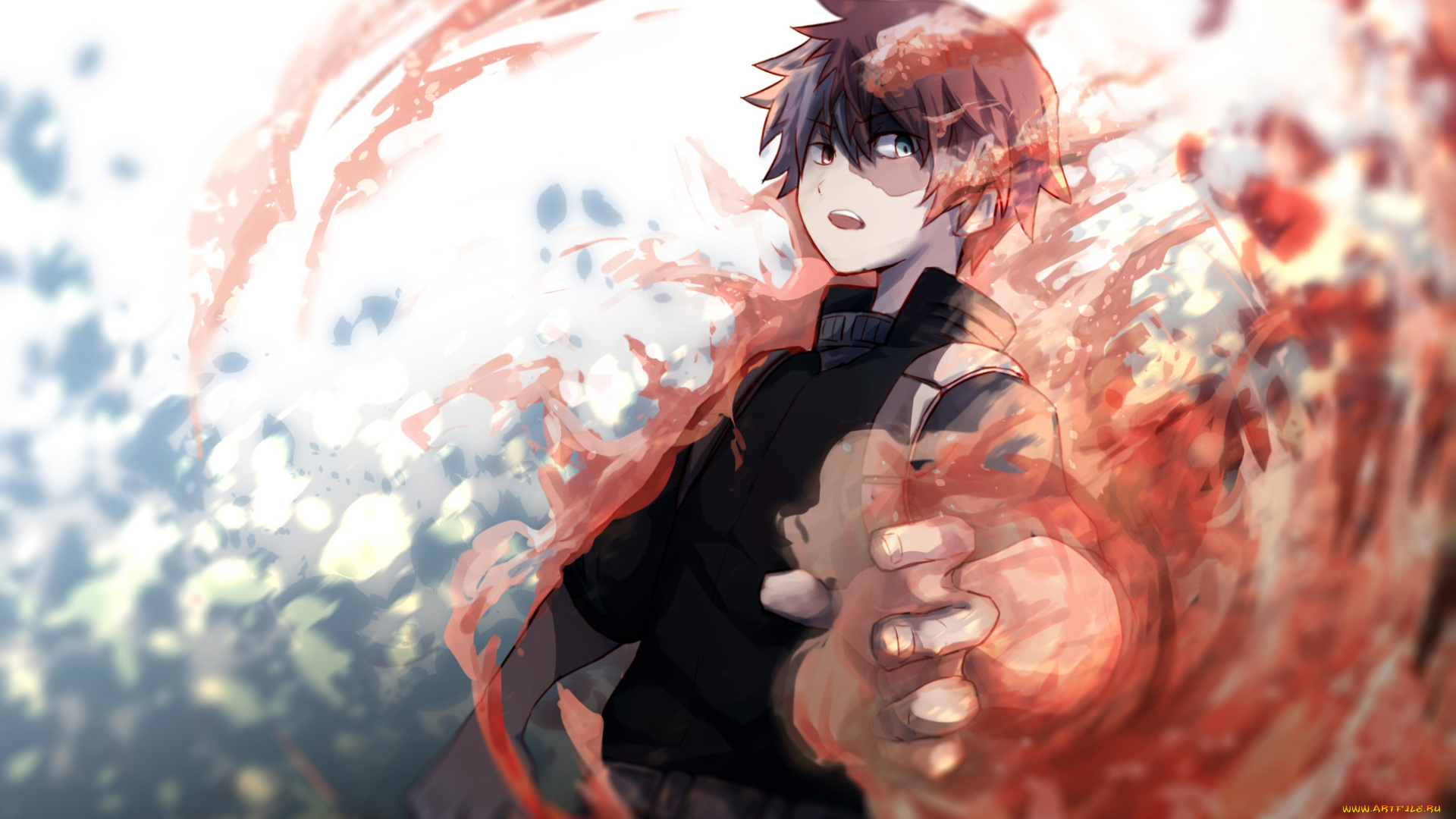 аниме, boku, no, hero, academia, парень