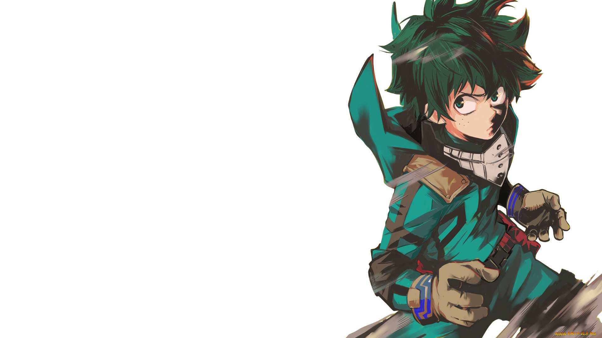 аниме, boku, no, hero, academia, взгляд