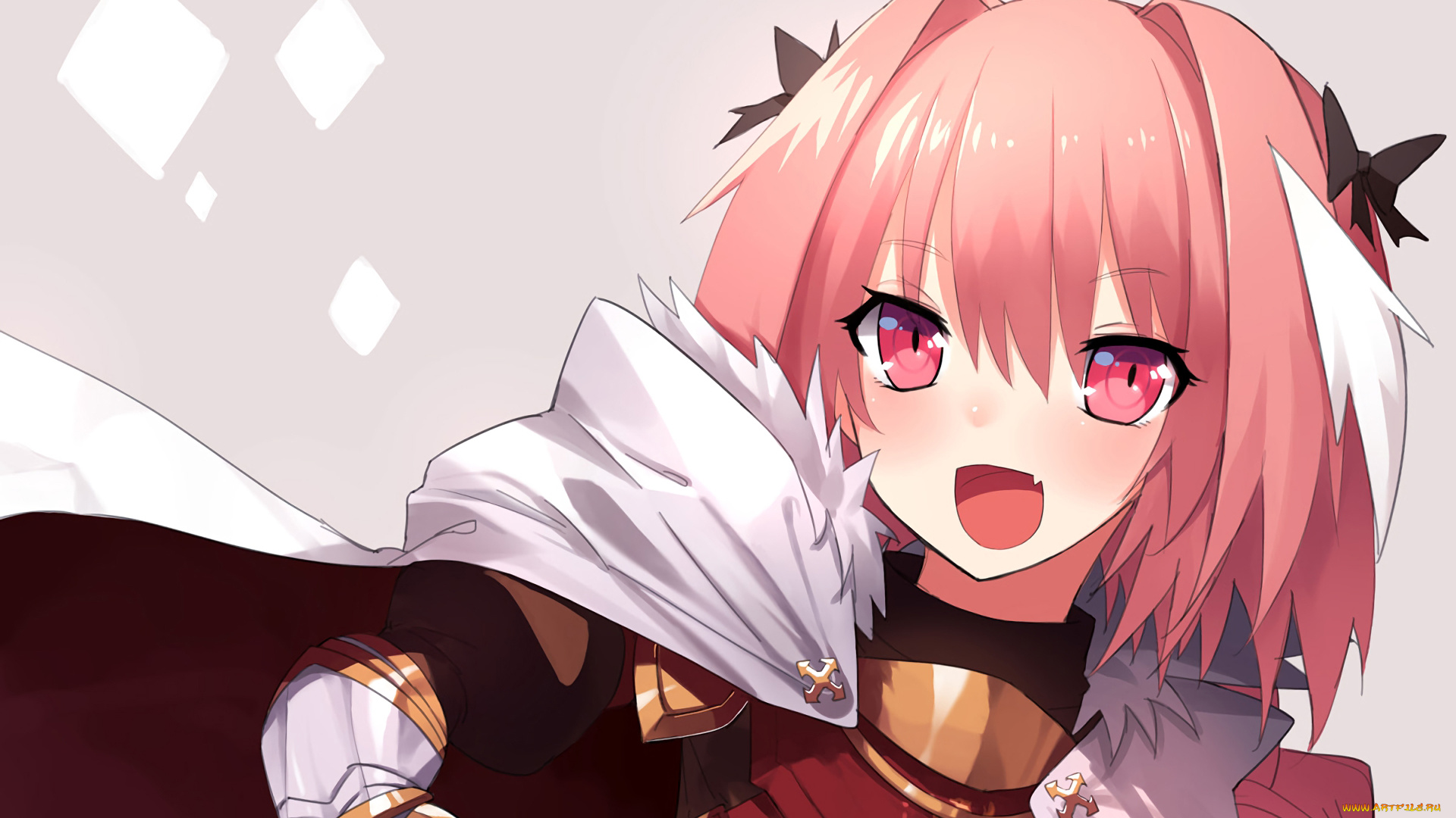 аниме, fate, stay, night, девушка, взгляд, фон