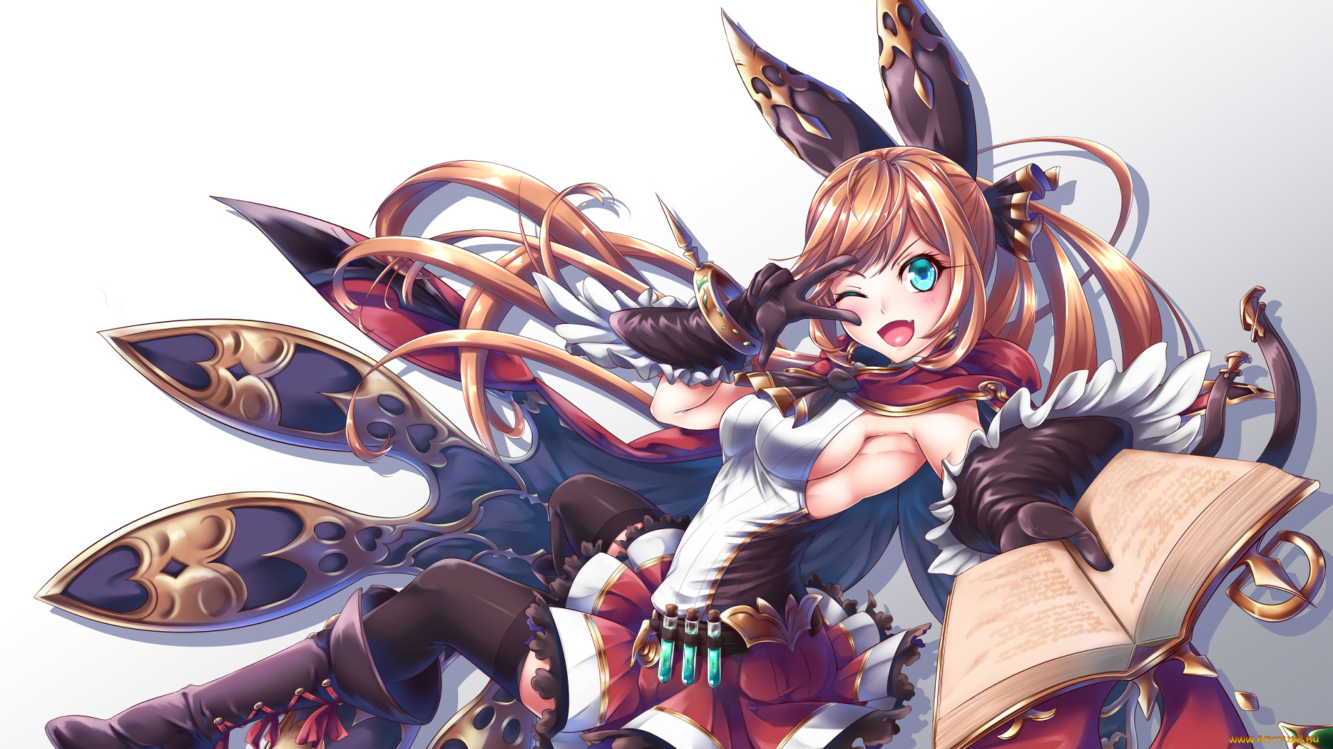 аниме, granblue, fantasy, девушка