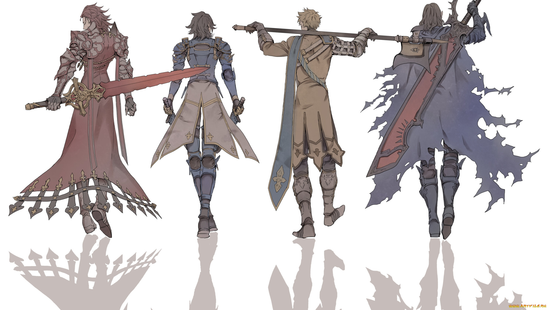 аниме, granblue, fantasy, парни