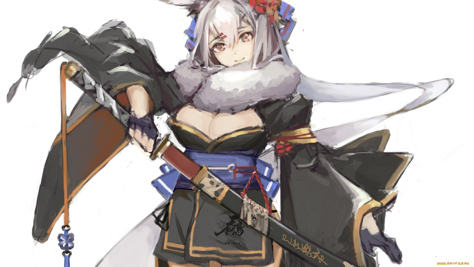 аниме, pixiv, fantasia, девушка