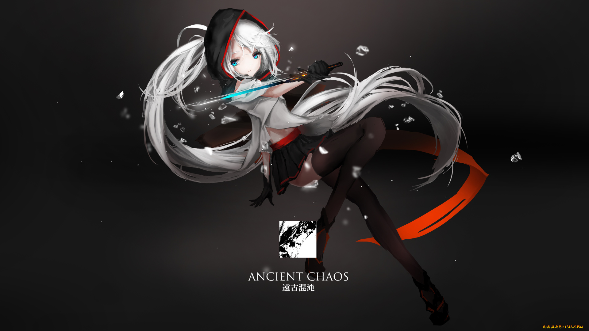 аниме, pixiv, fantasia, девушка