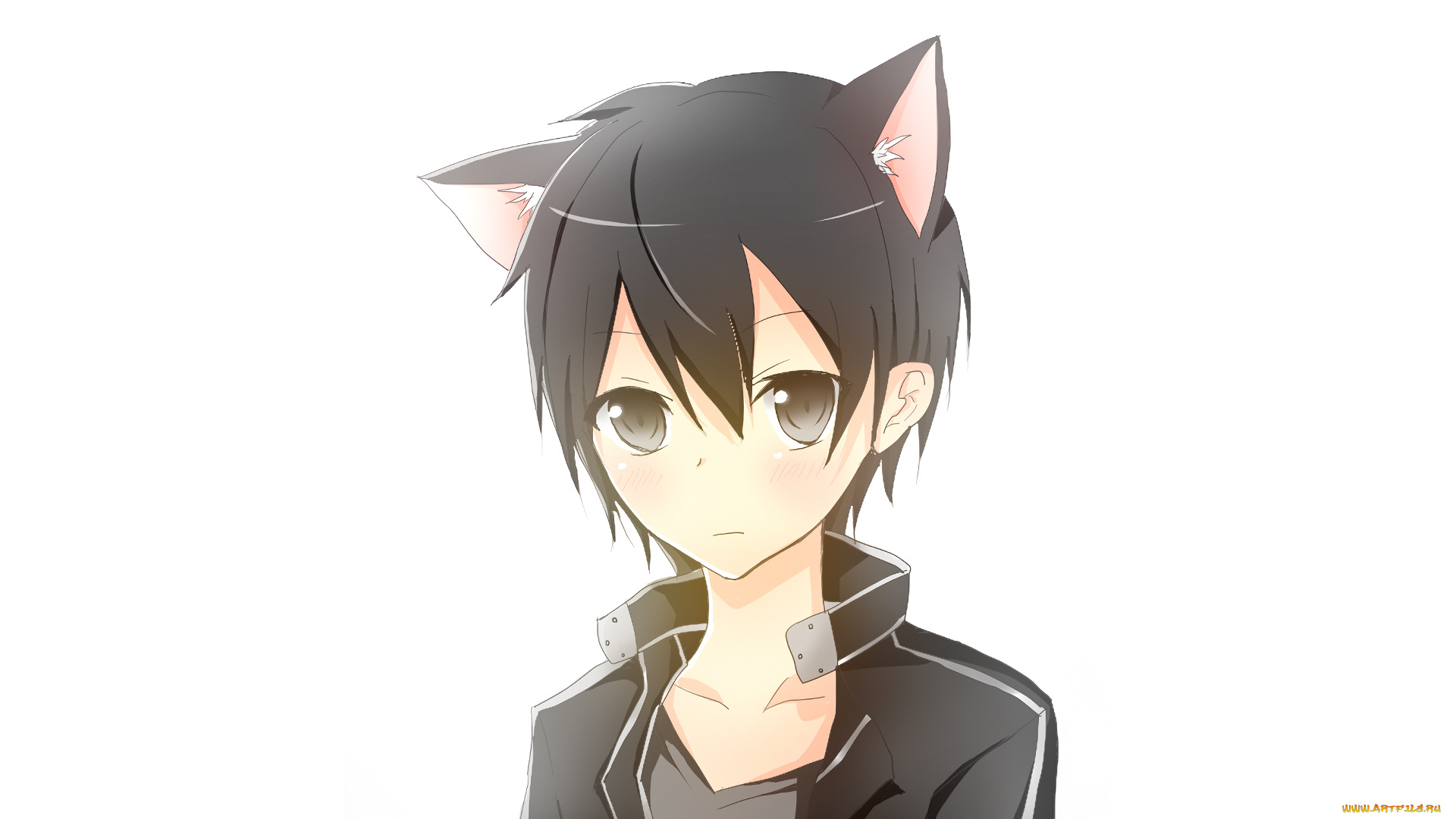 аниме, sword, art, online, кирито