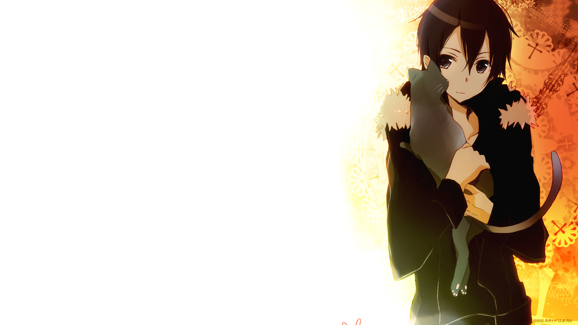 аниме, sword, art, online, кирито