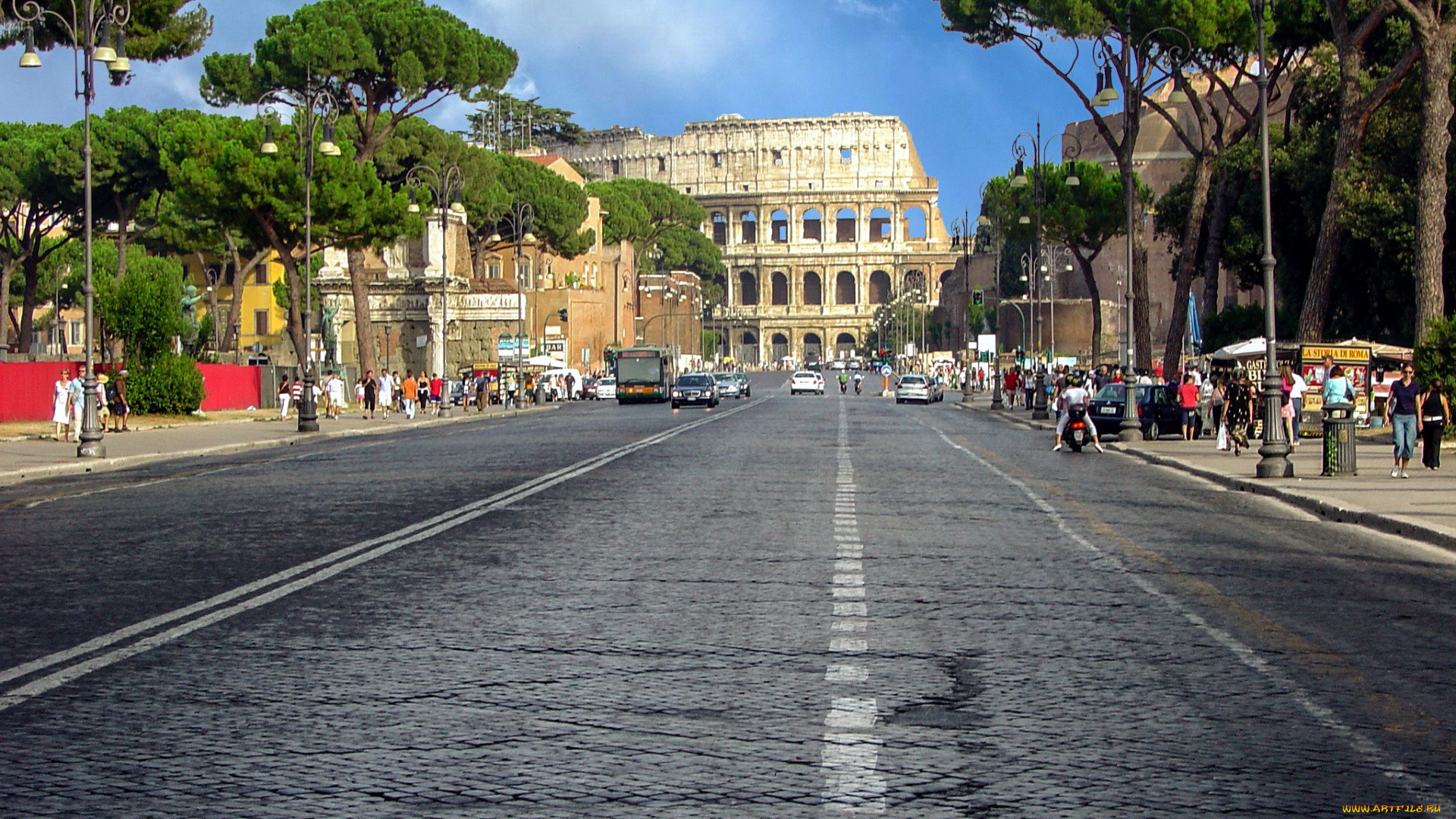 города, рим, , ватикан, , италия, колизей