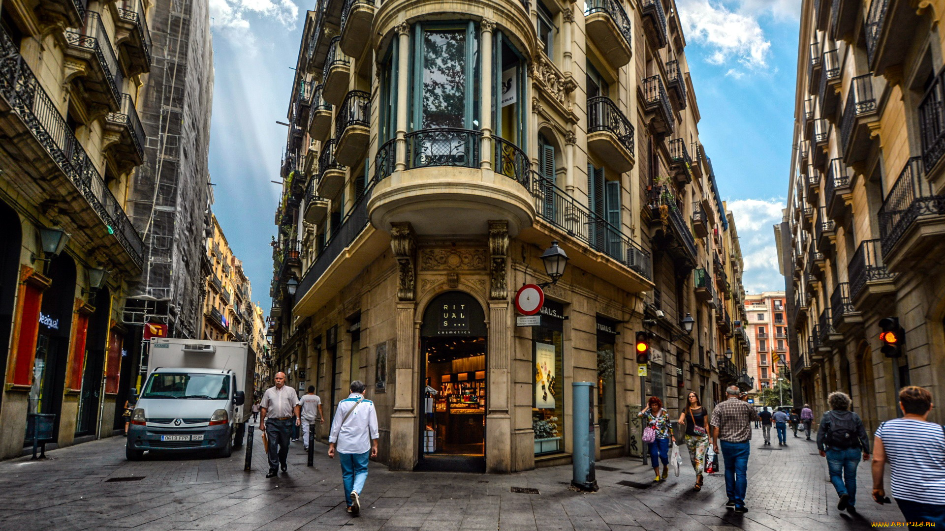 gothic, quarter, города, барселона, , испания, gothic, quarter