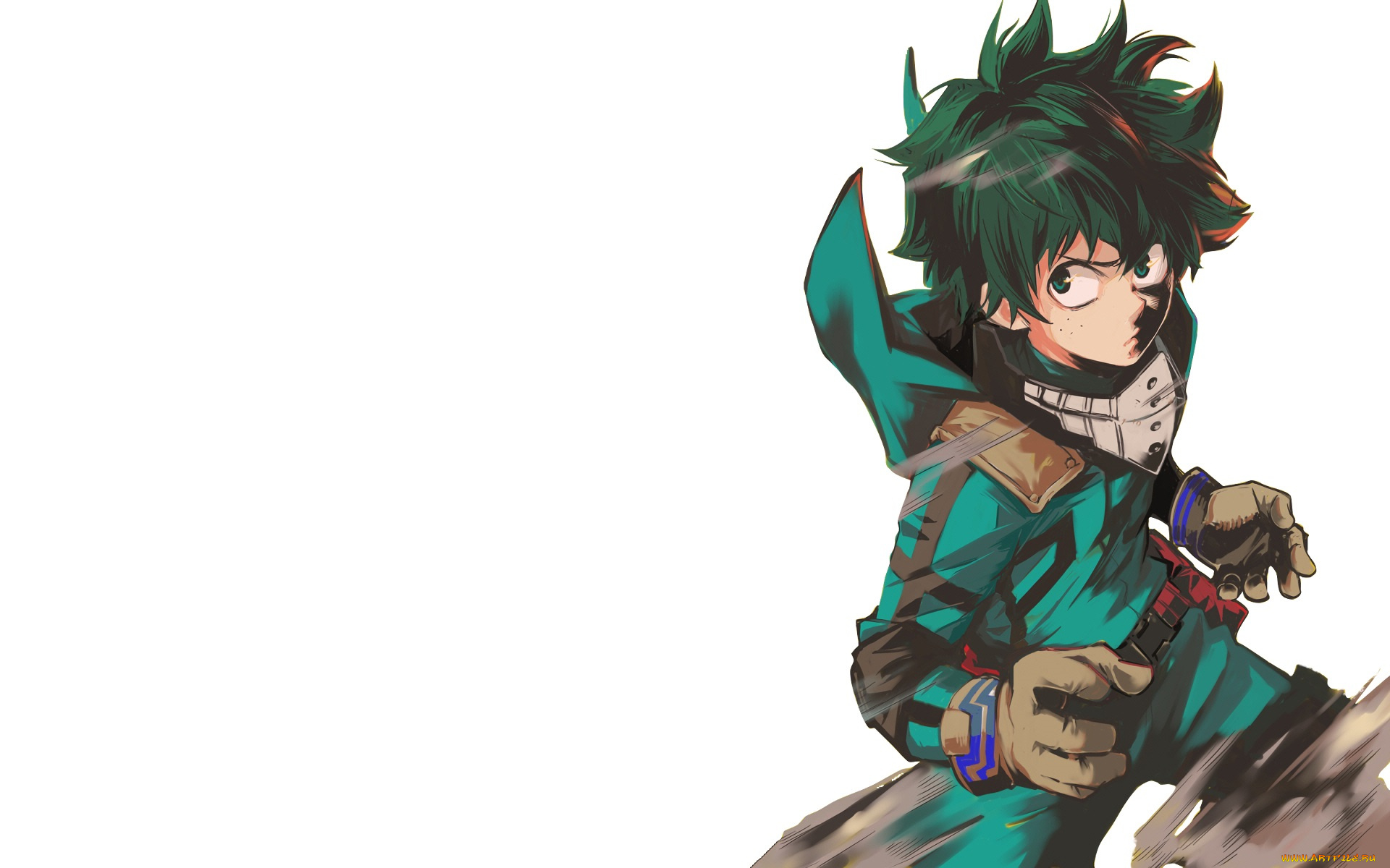 аниме, boku, no, hero, academia, взгляд