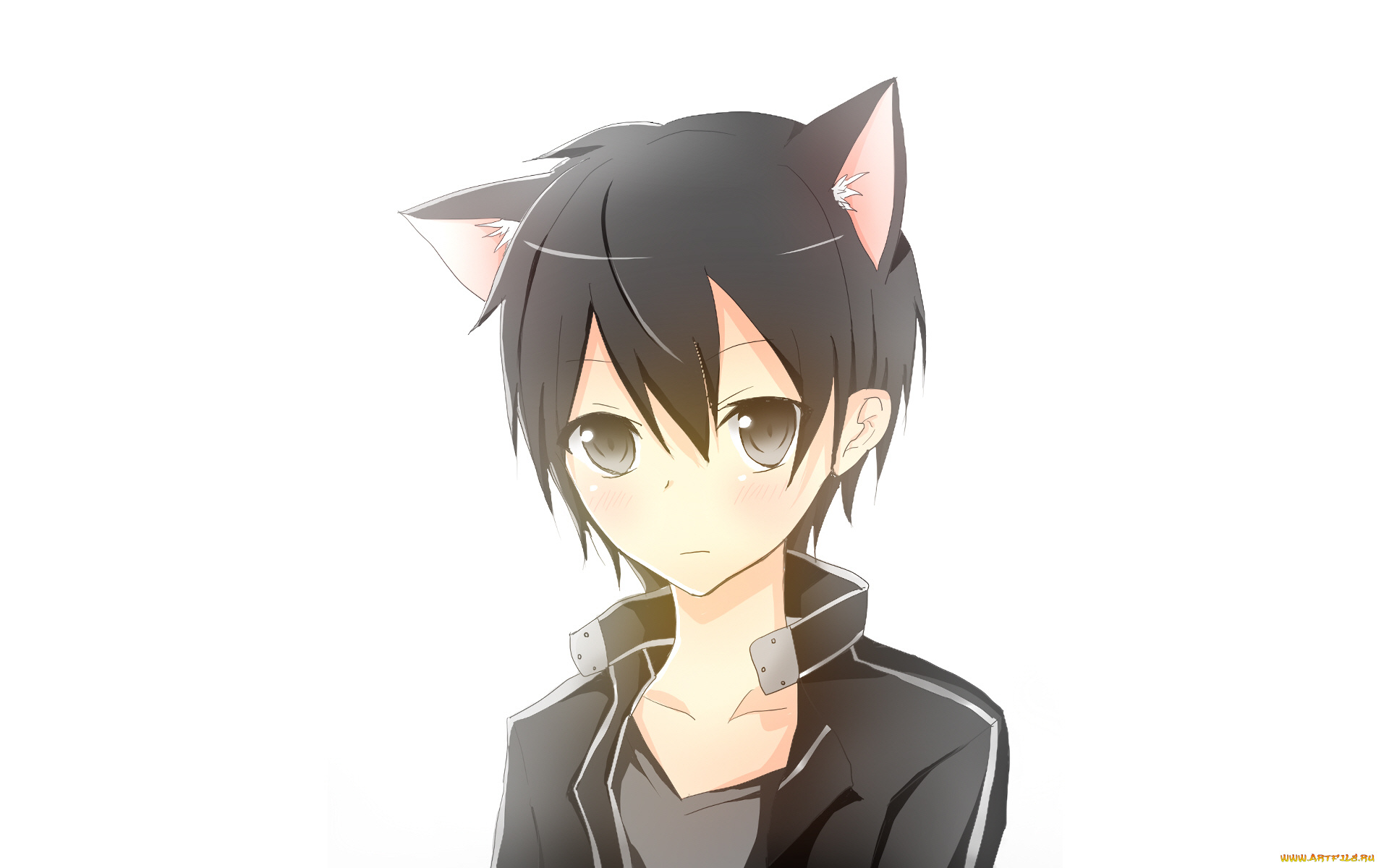 аниме, sword, art, online, кирито