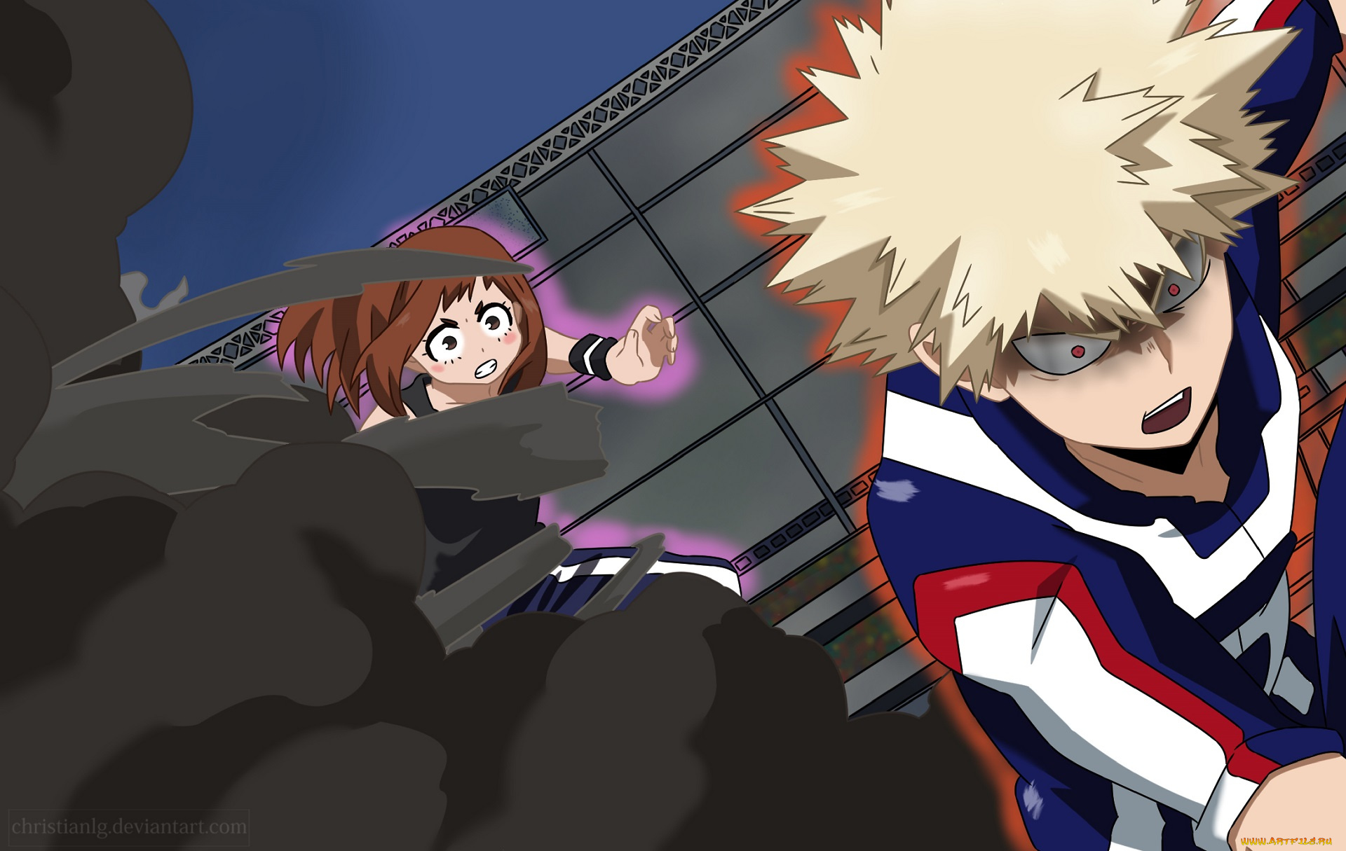 аниме, boku, no, hero, academia, моя, геройская, академия