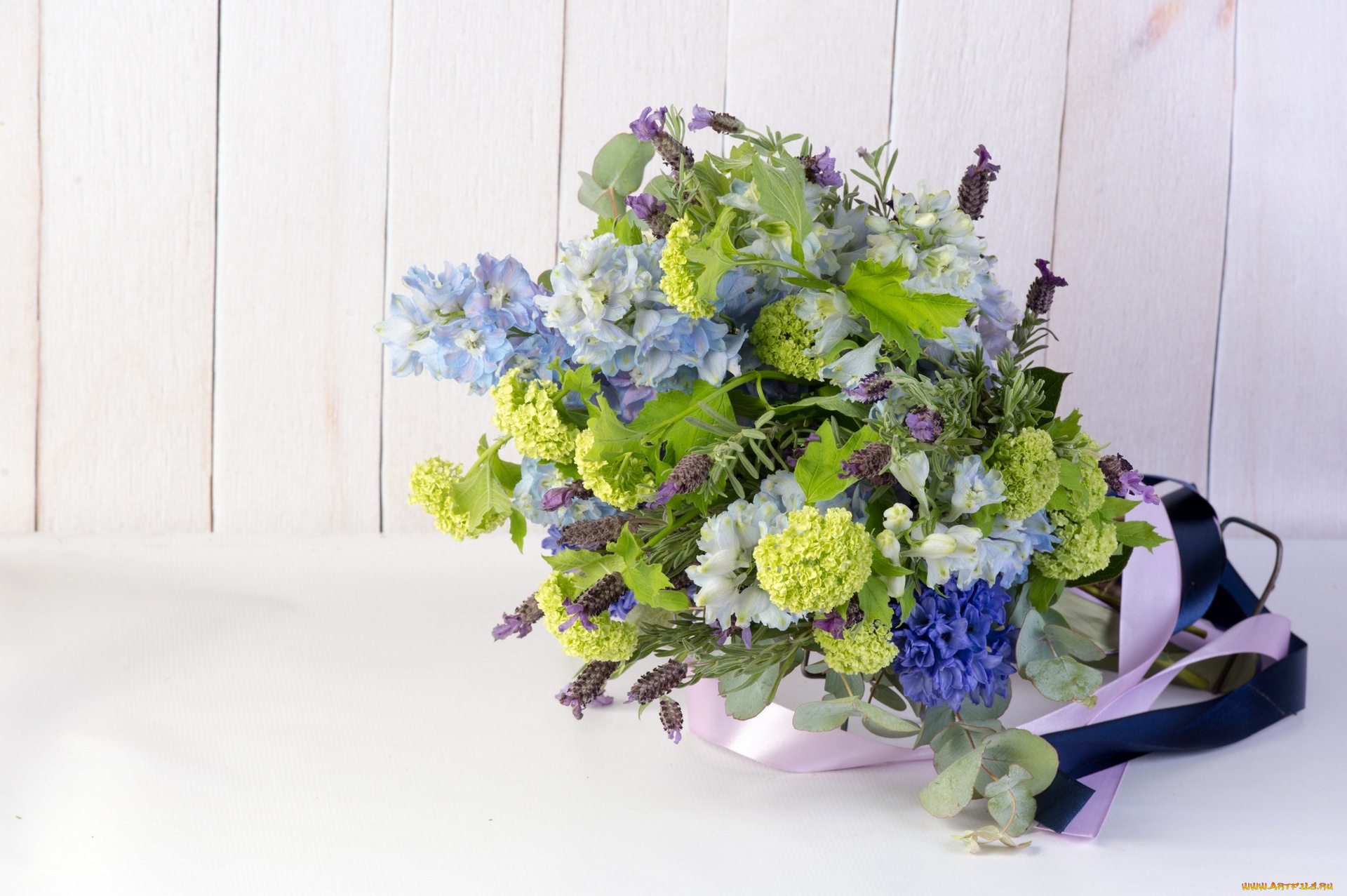 цветы, букеты, , композиции, лента, разноцветные