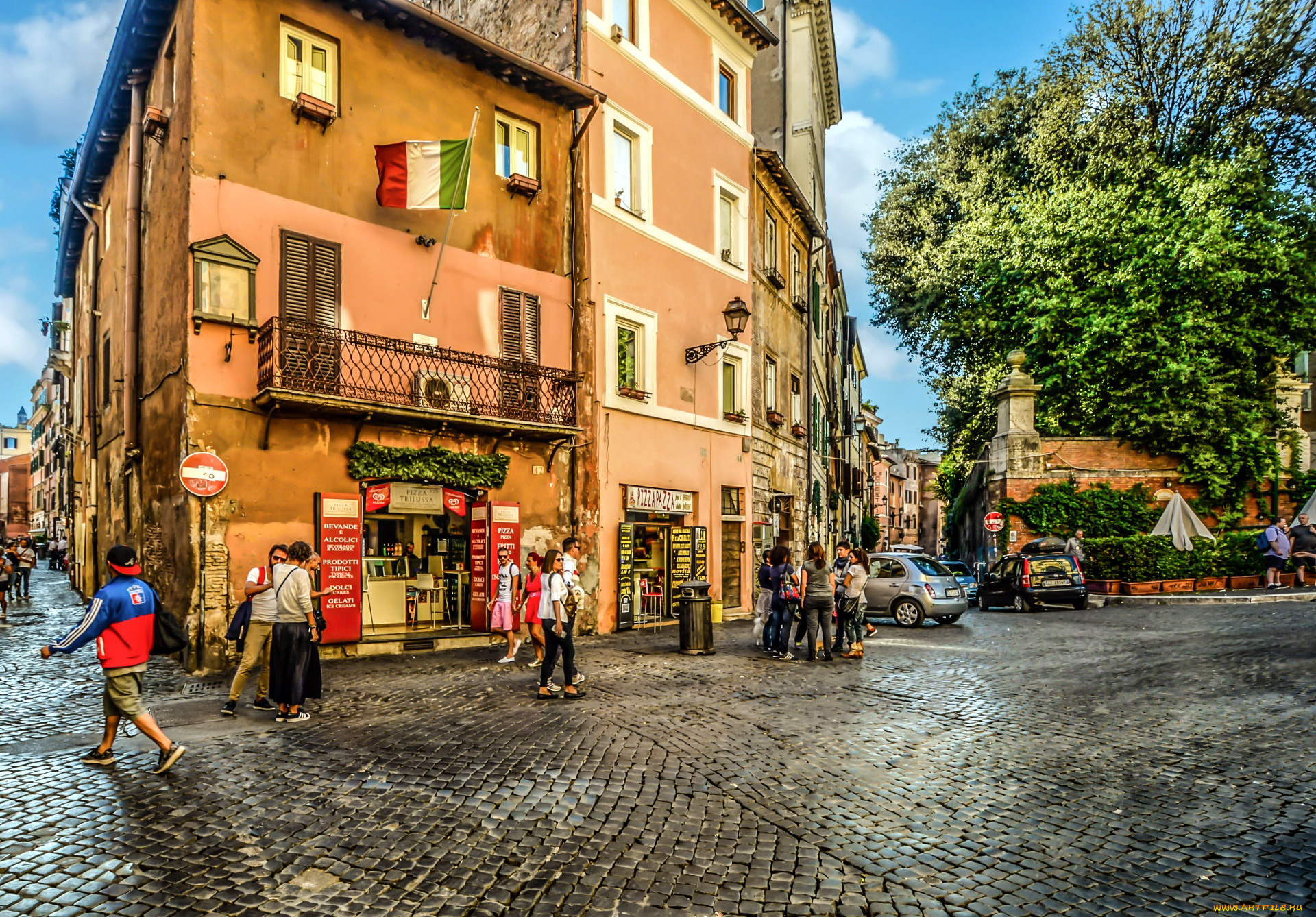 trastevere, города, рим, , ватикан, , италия