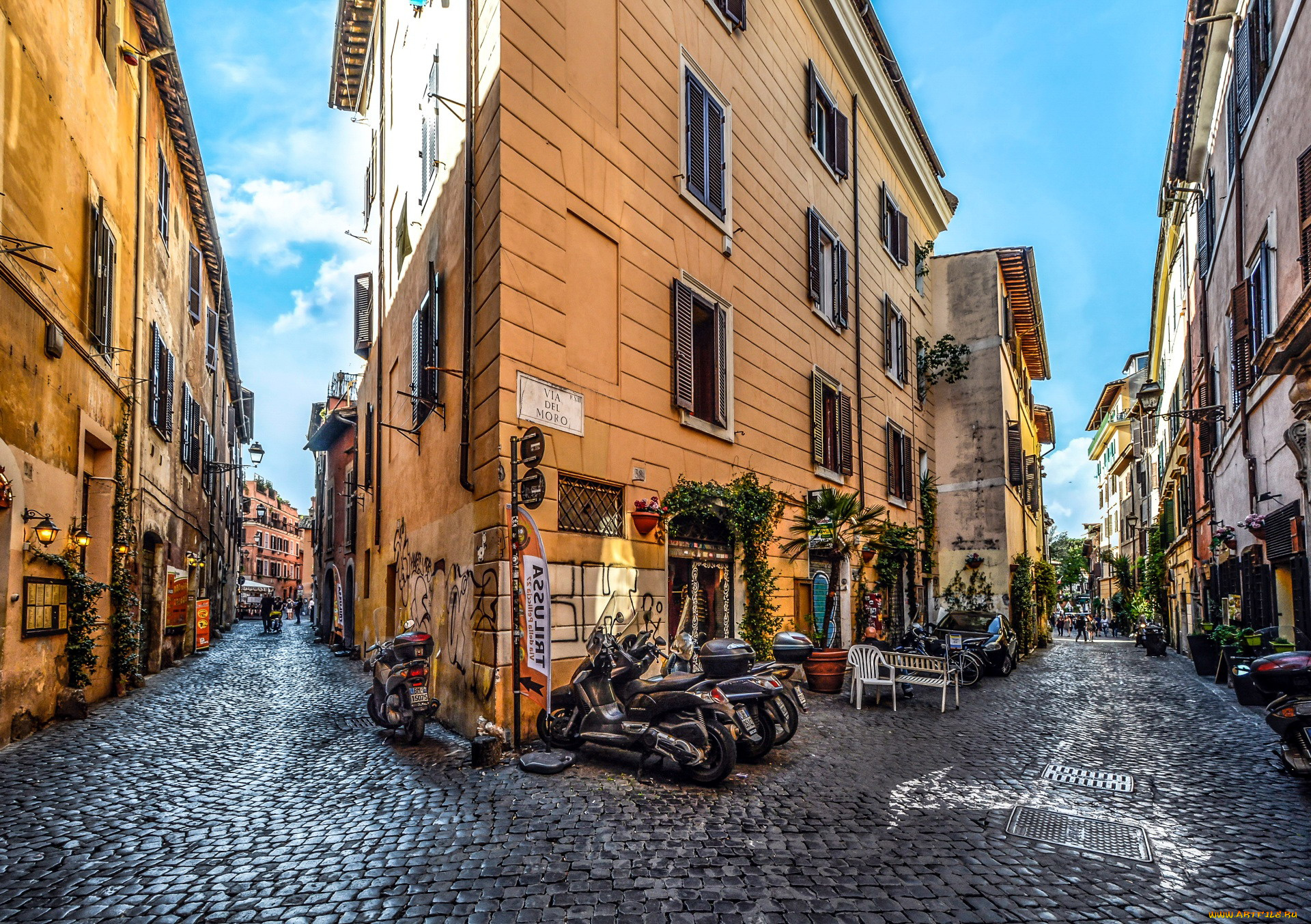 trastevere, города, рим, , ватикан, , италия