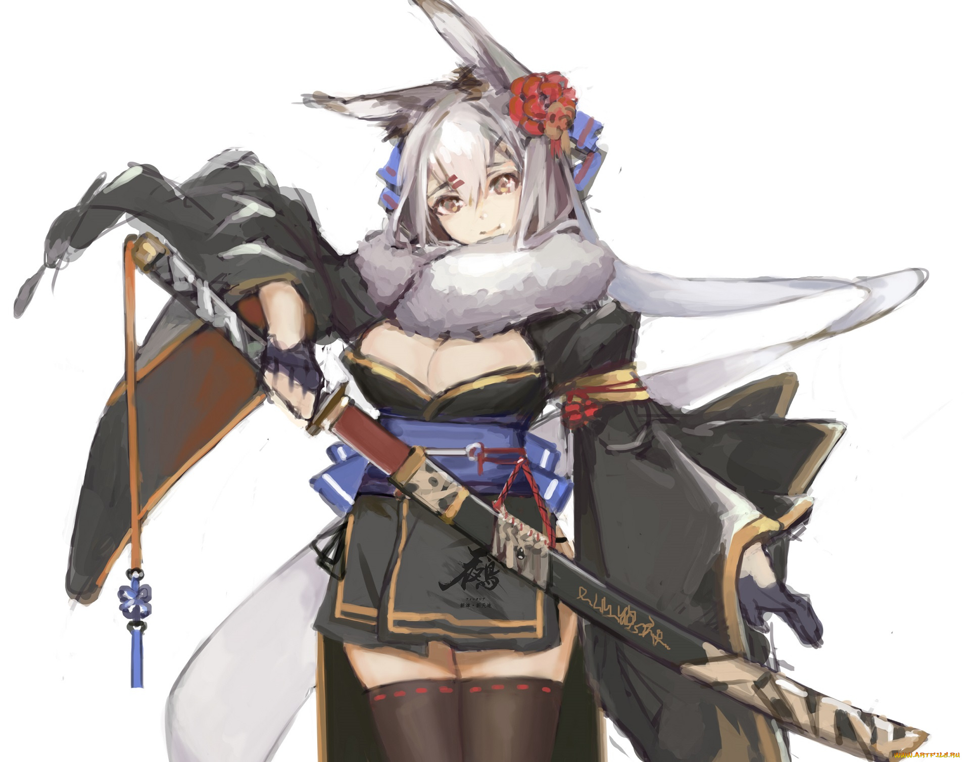 аниме, pixiv, fantasia, девушка