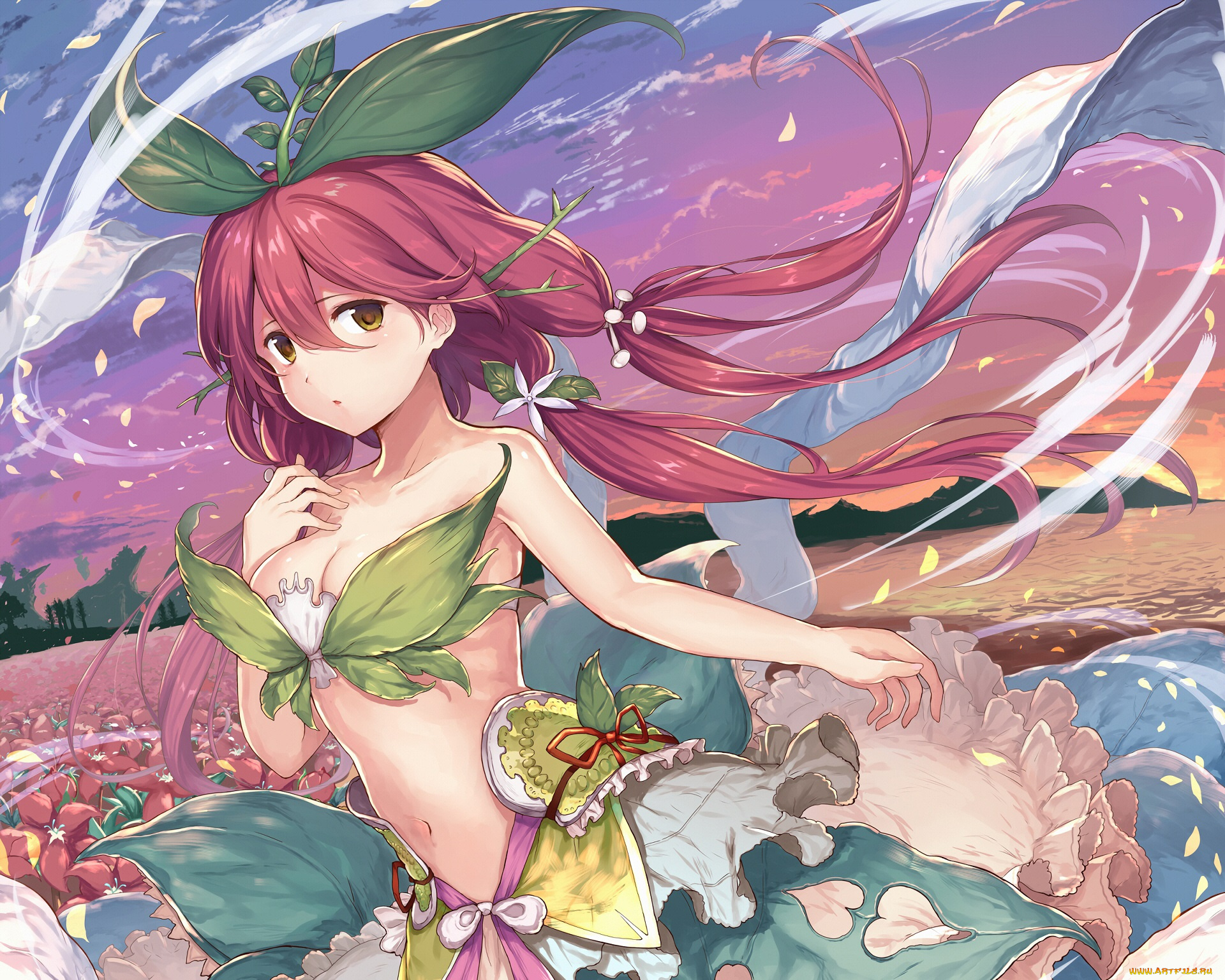 аниме, fate, stay, night, девушка