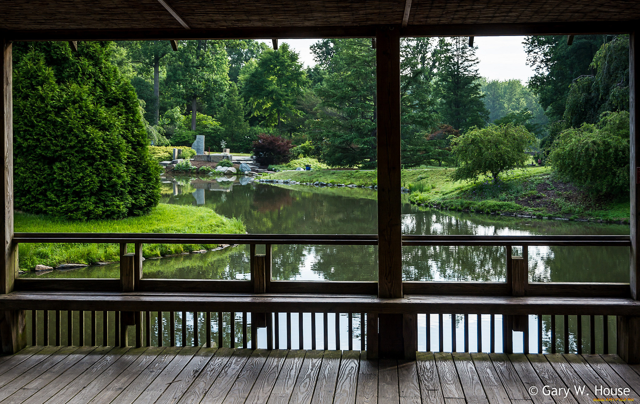 природа, парк, озеро