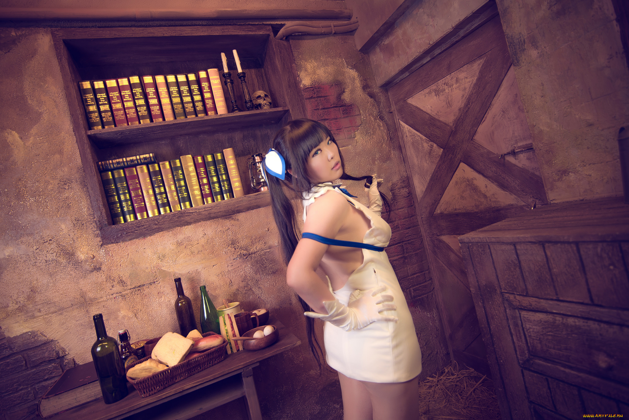 девушки, -unsort, , азиатки, шатенка, фигурка, модель, наряд, девушка