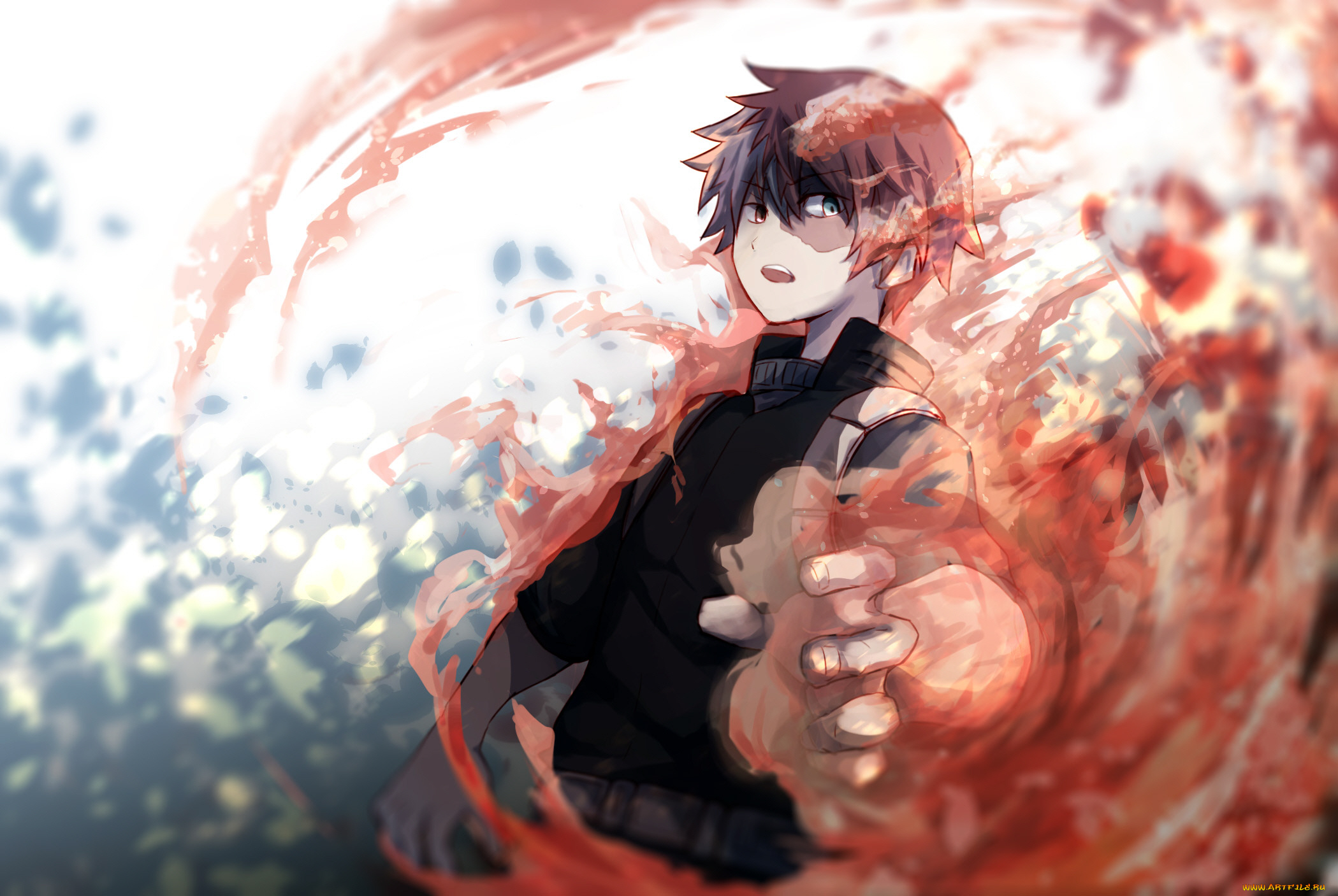 аниме, boku, no, hero, academia, парень